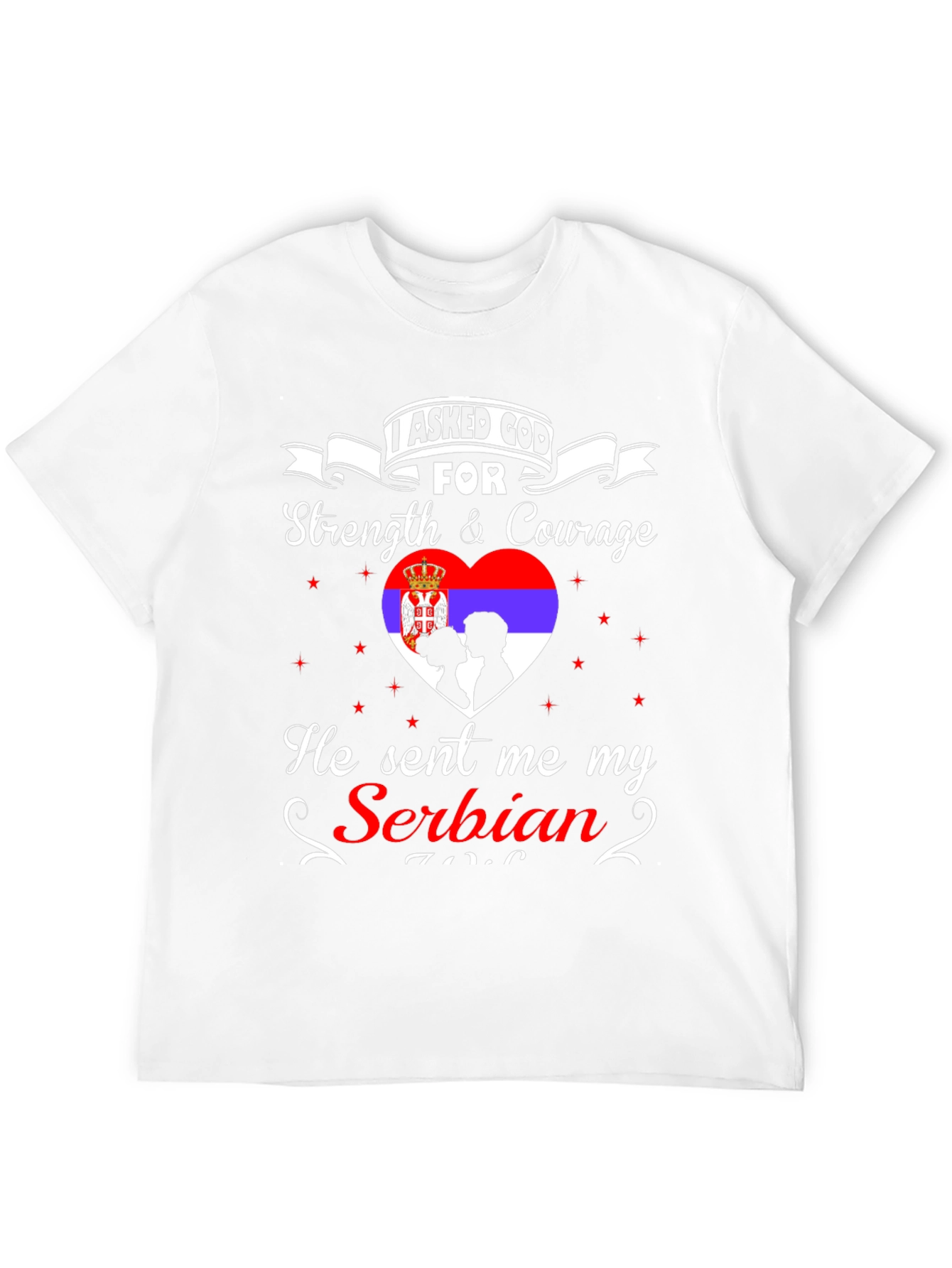 Serbian Pride Graphic T-Shirt