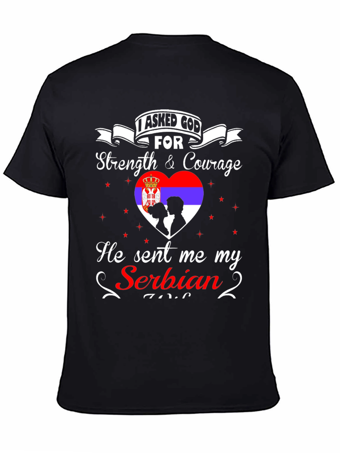 Serbian Pride Graphic T-Shirt