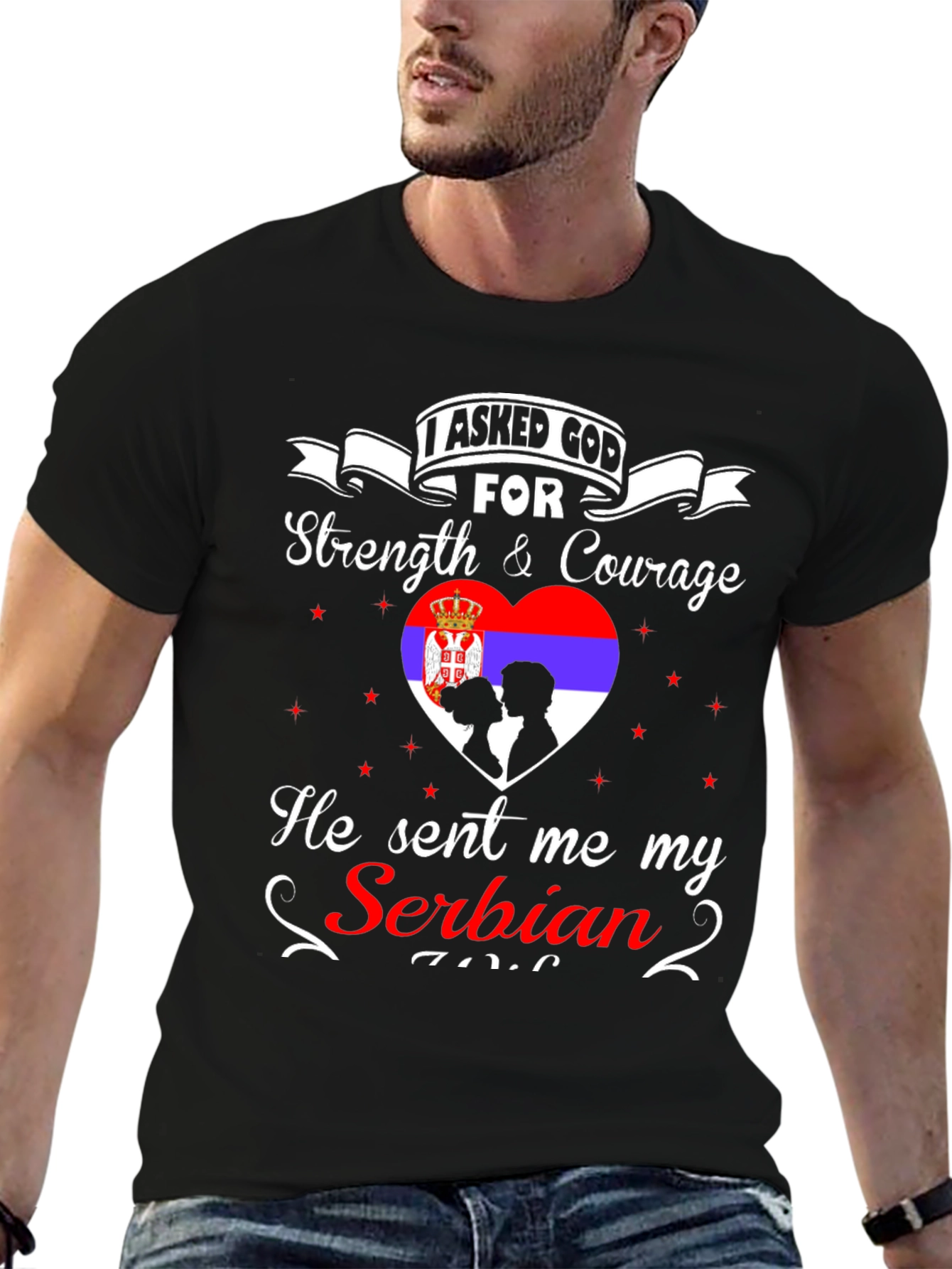Serbian Pride Graphic T-Shirt