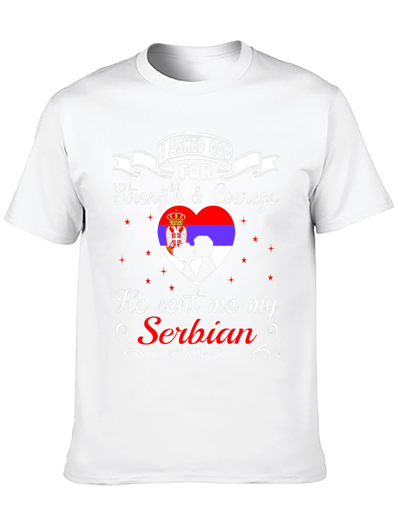 Serbian Pride Graphic T-Shirt
