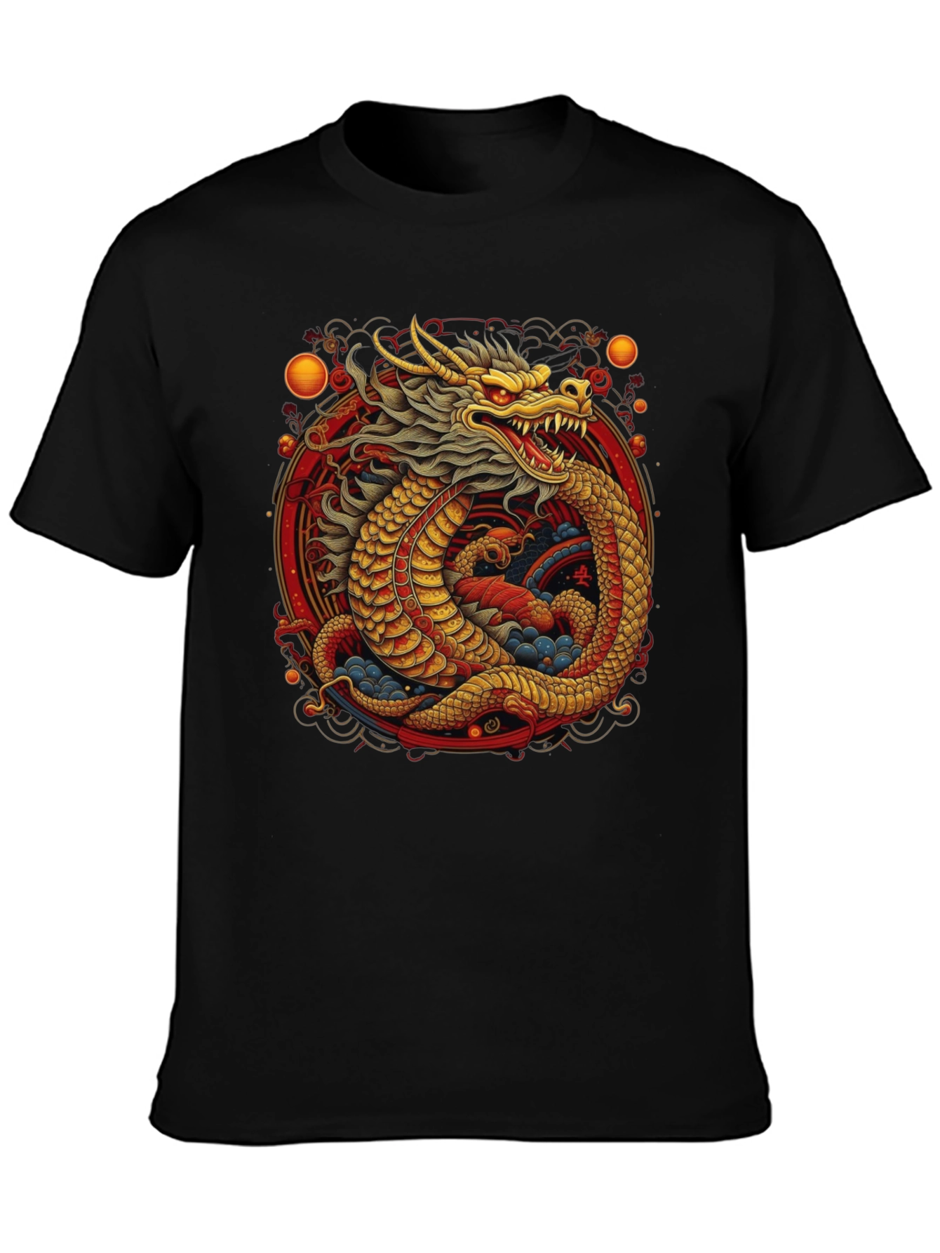 Dragon Graphic Tee - Bold Asian Style