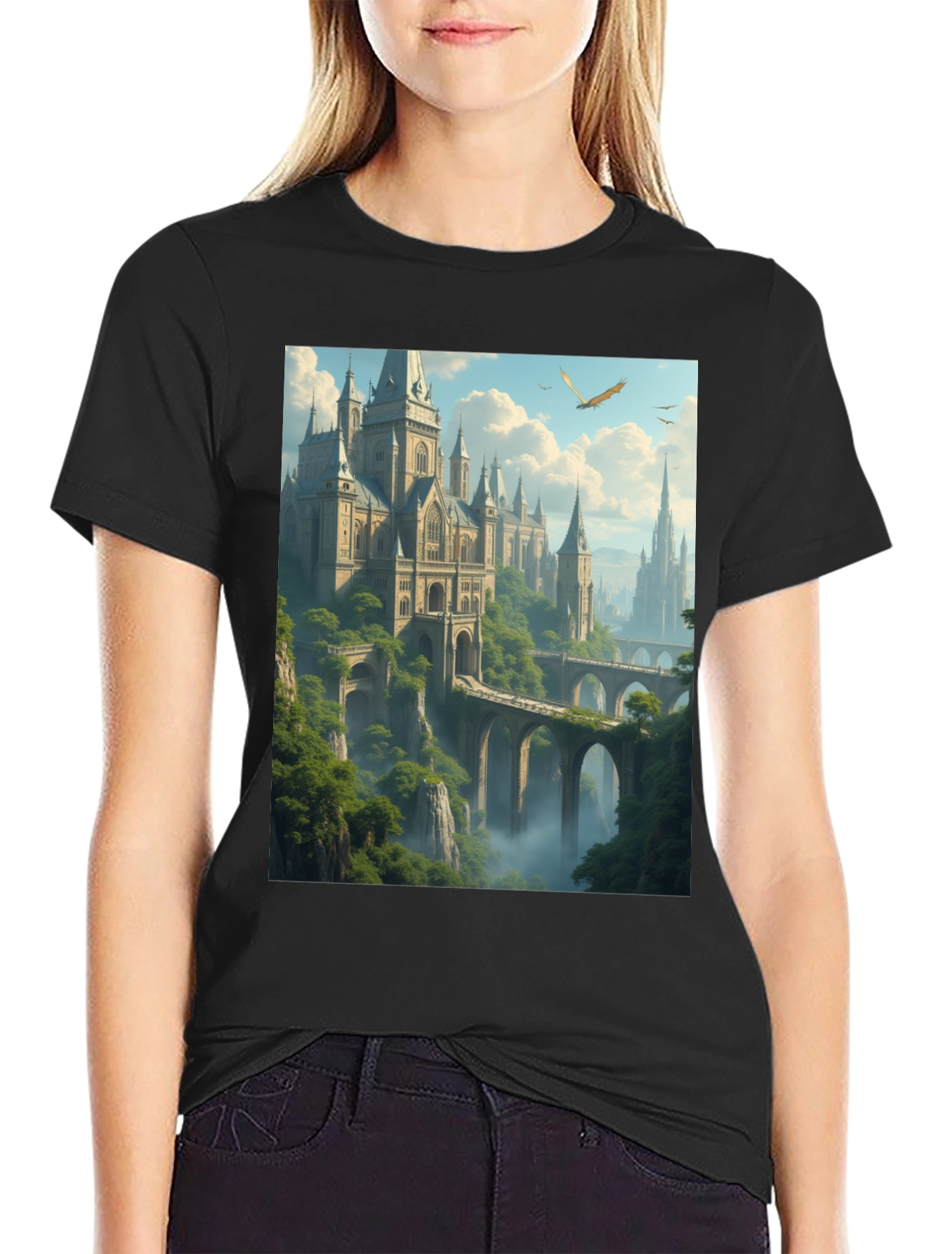 Fantasy Castle Graphic Tee