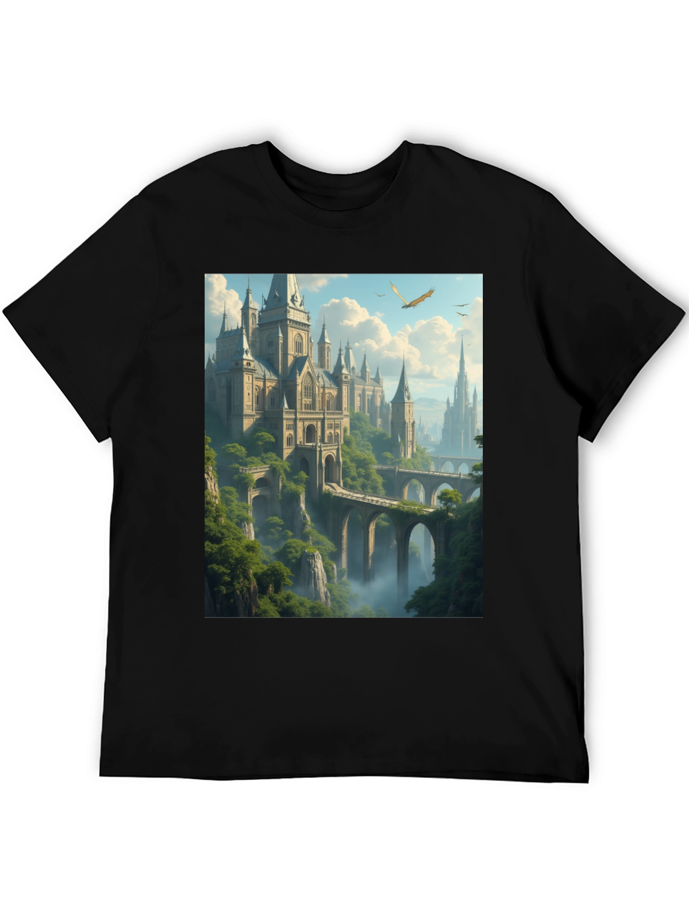 Fantasy Castle Graphic Tee