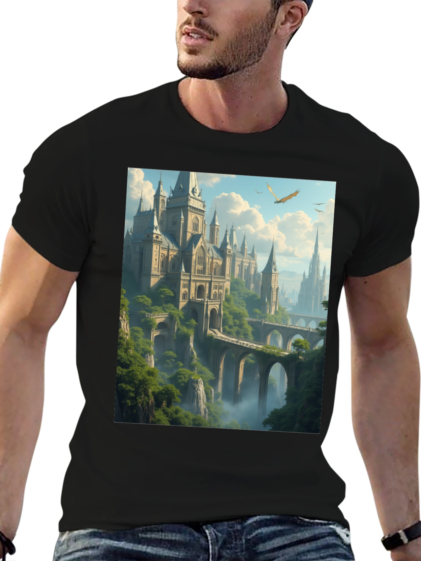 Fantasy Castle Graphic Tee