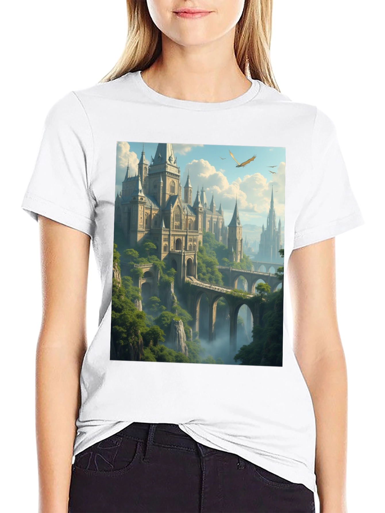 Fantasy Castle Graphic Tee