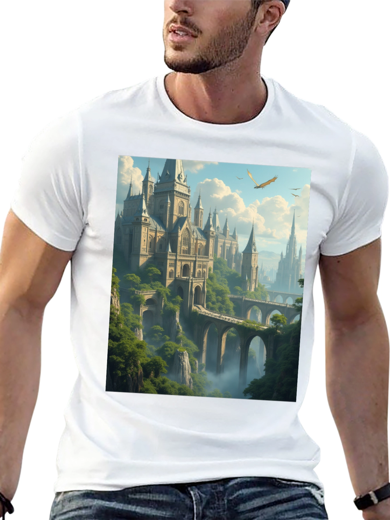 Fantasy Castle Graphic Tee