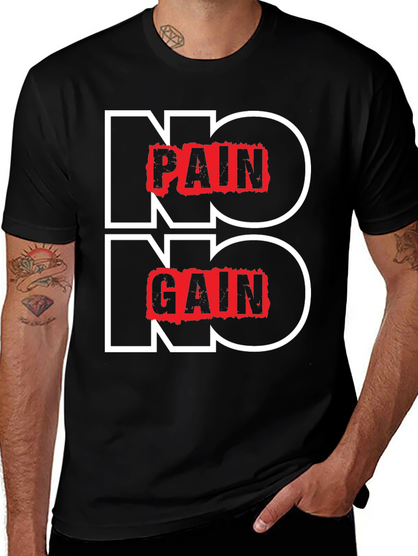 No Pain No Gain Graphic Tee