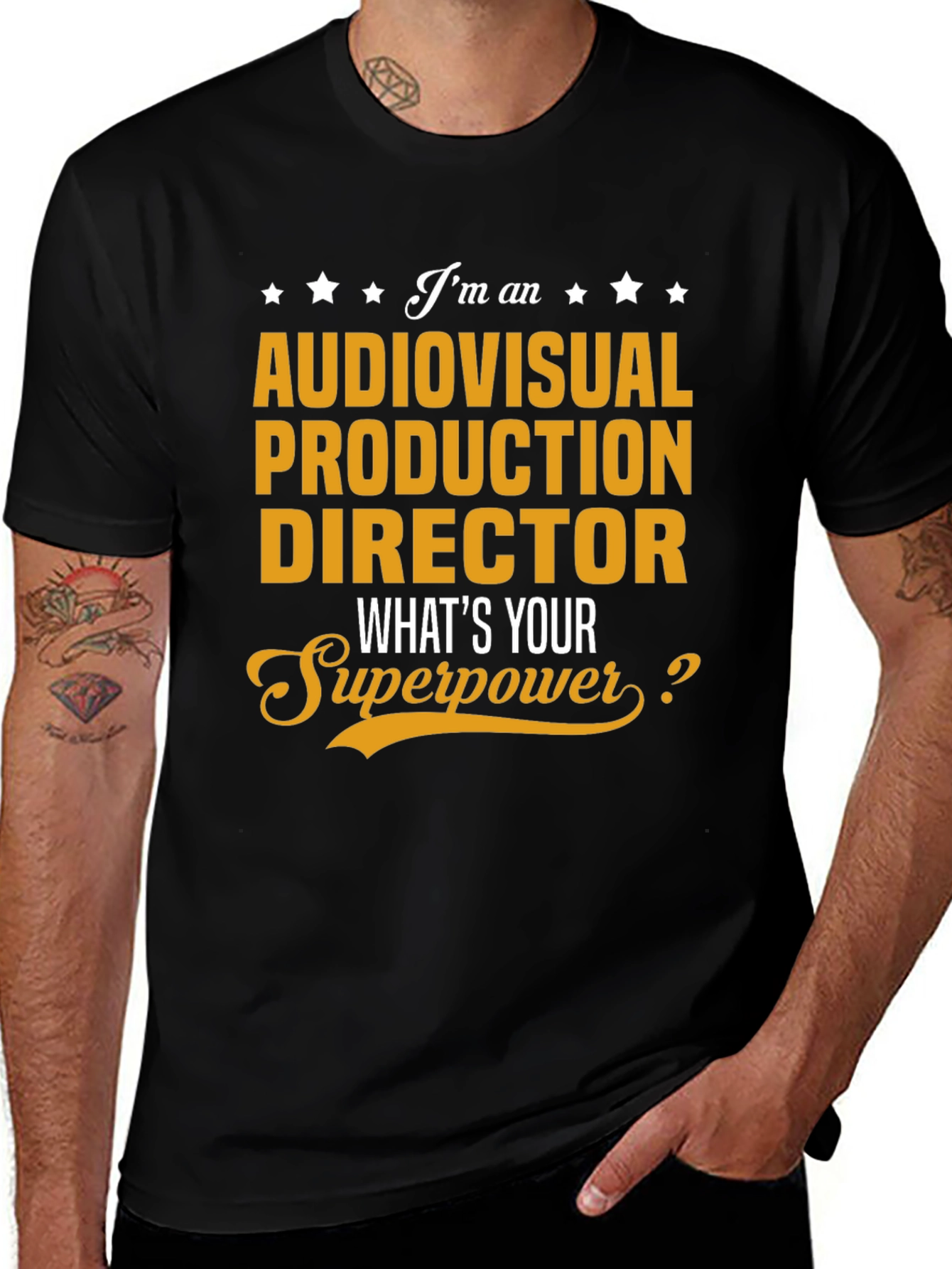 Audiovisual Production Director Superpower T-Shirt