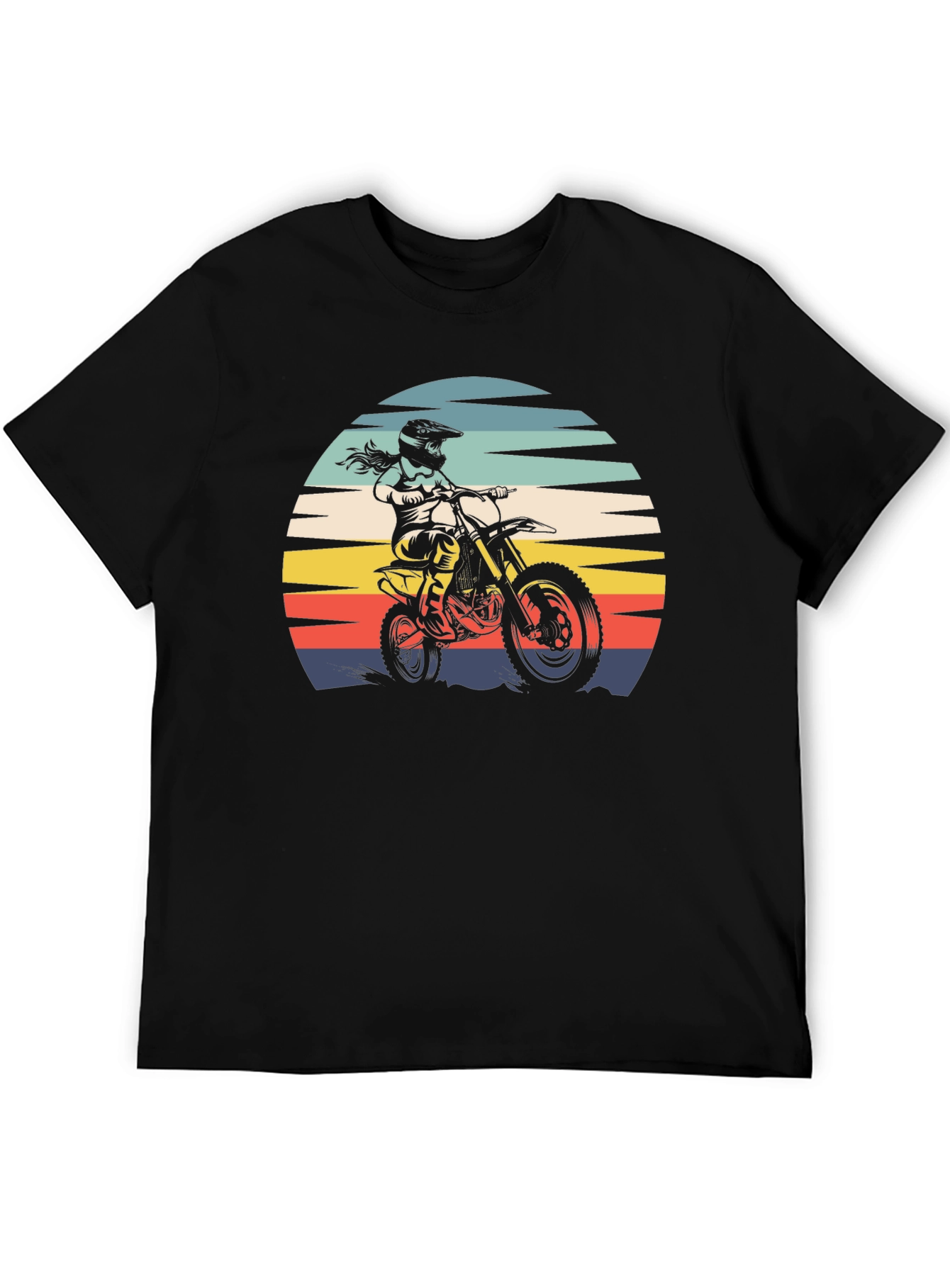 Motocross Sunset Graphic Tee