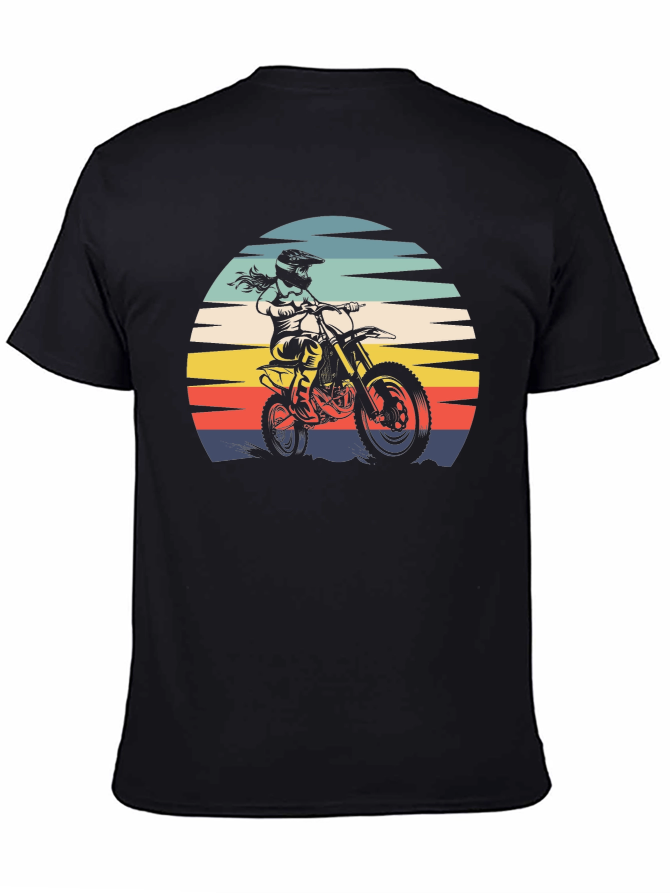 Motocross Sunset Graphic Tee