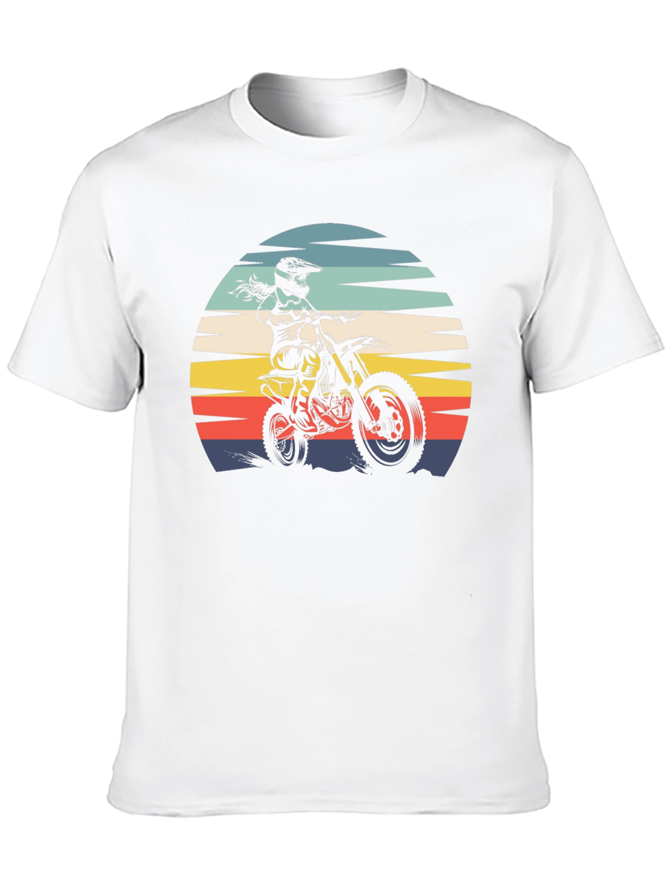 Motocross Sunset Graphic Tee