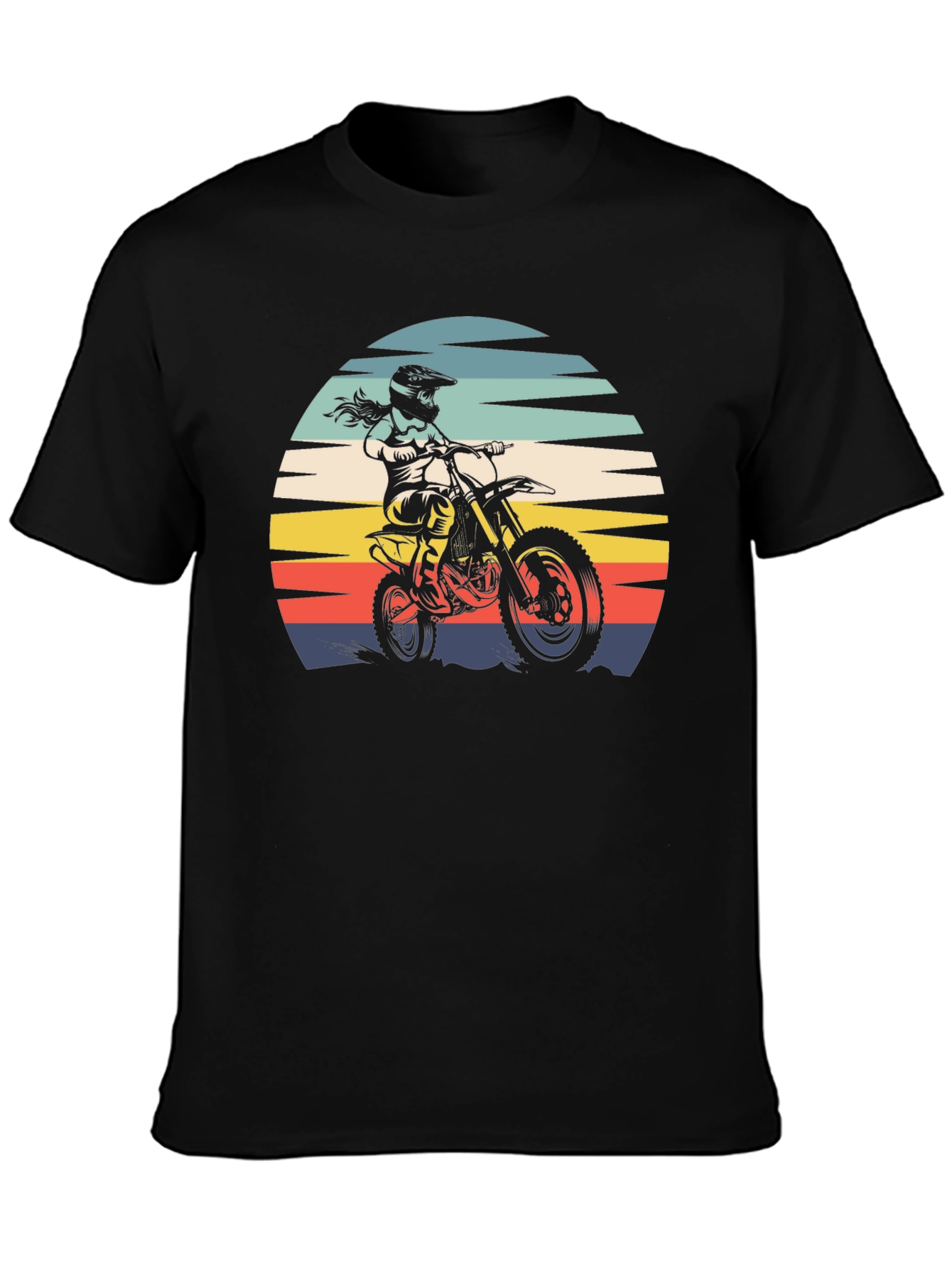 Motocross Sunset Graphic Tee