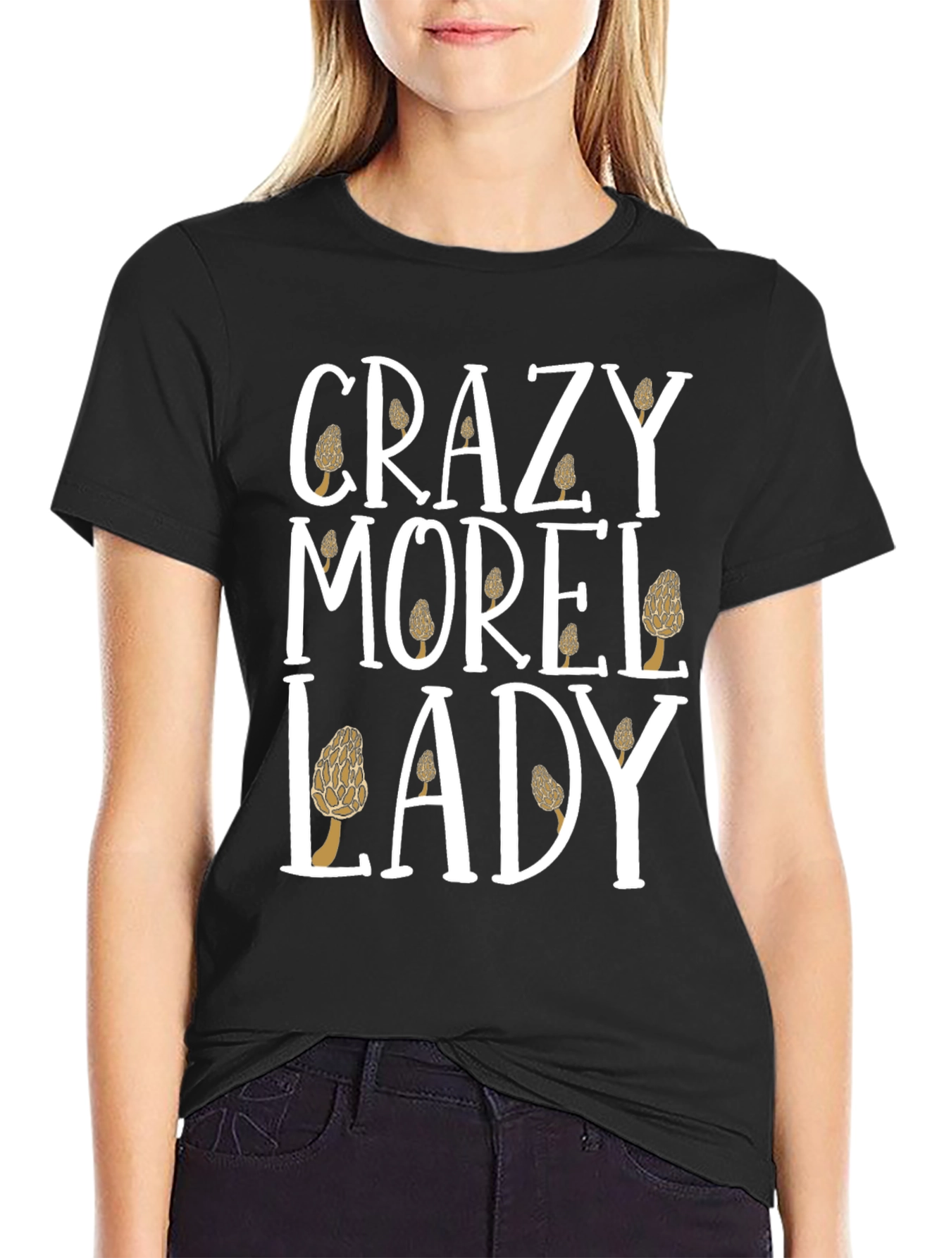 Crazy Morel Lady T-Shirt
