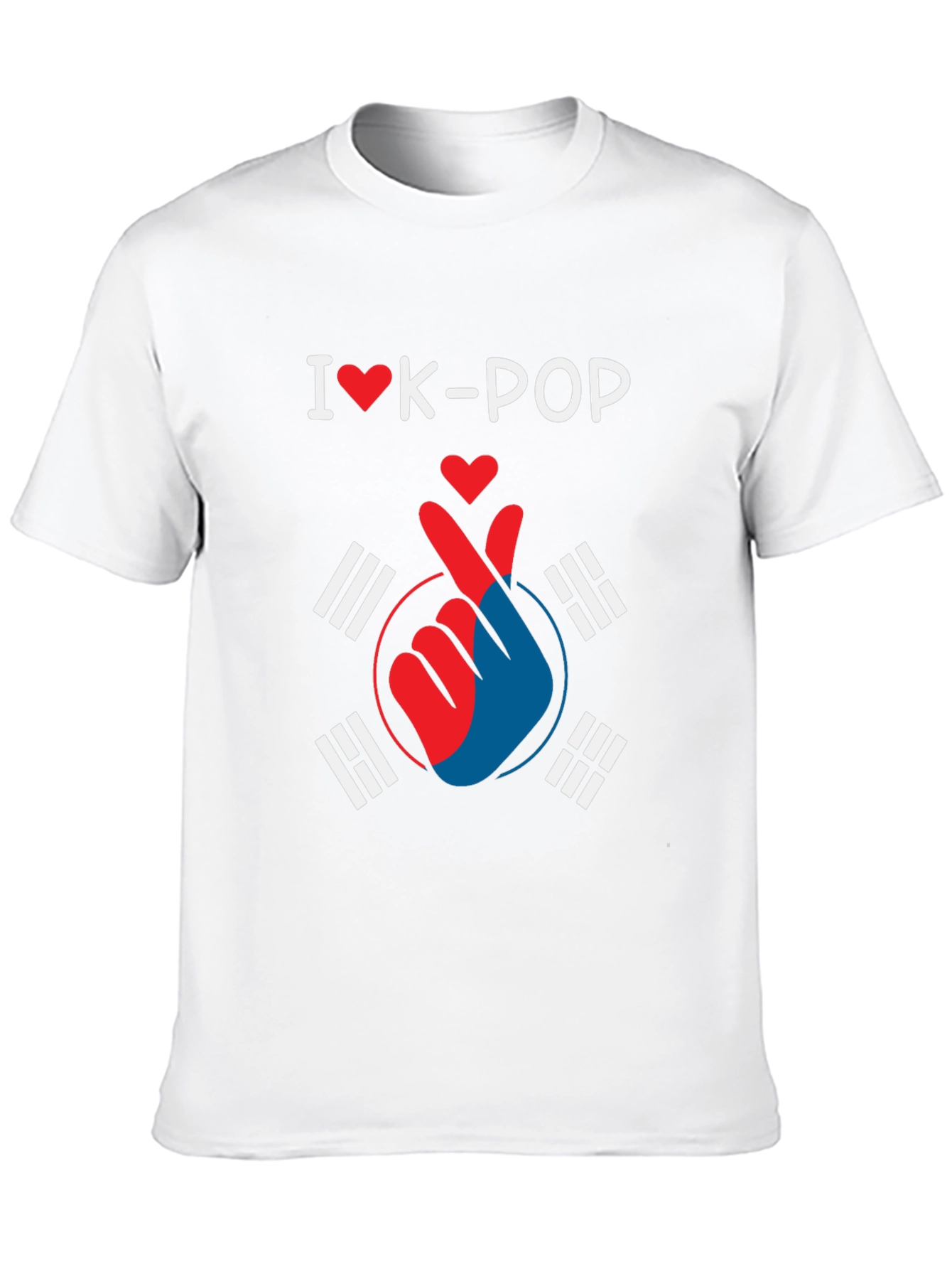 I Love K-Pop Heart T-Shirt