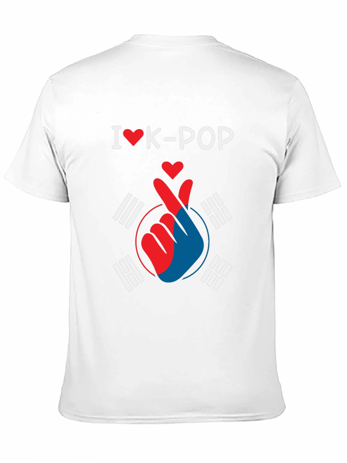 I Love K-Pop Heart T-Shirt