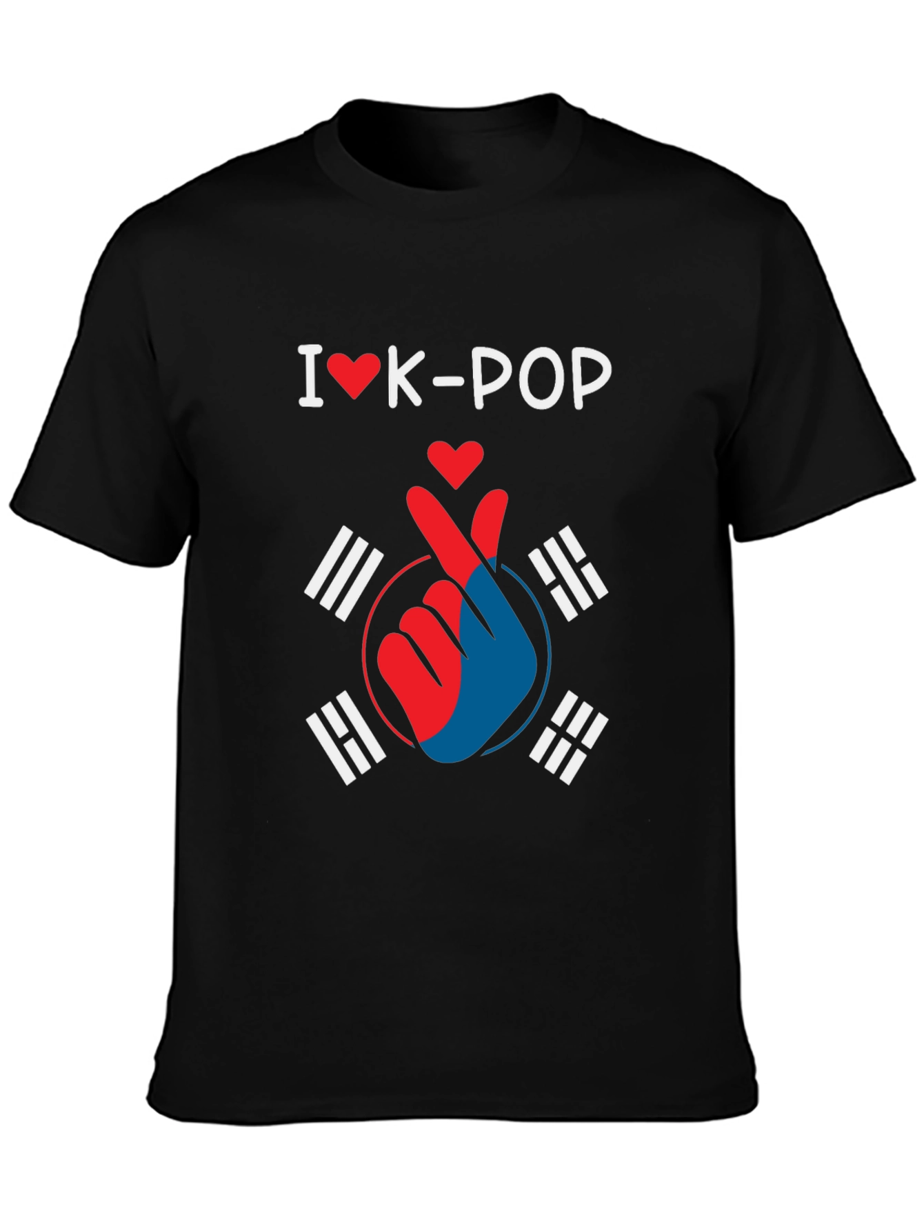 I Love K-Pop Heart T-Shirt
