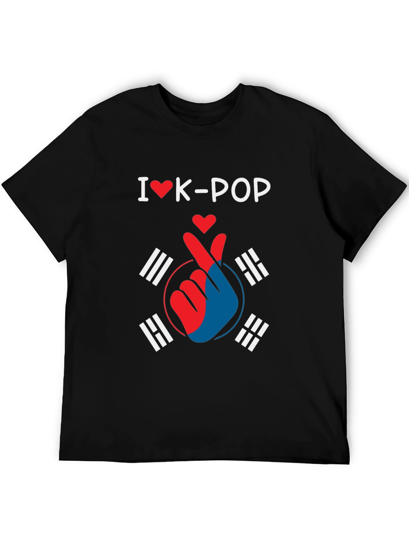 I Love K-Pop Heart T-Shirt