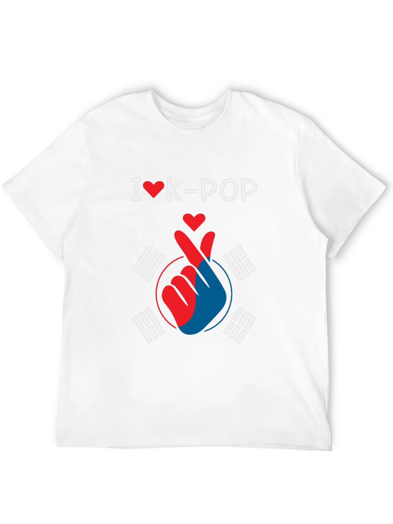 I Love K-Pop Heart T-Shirt