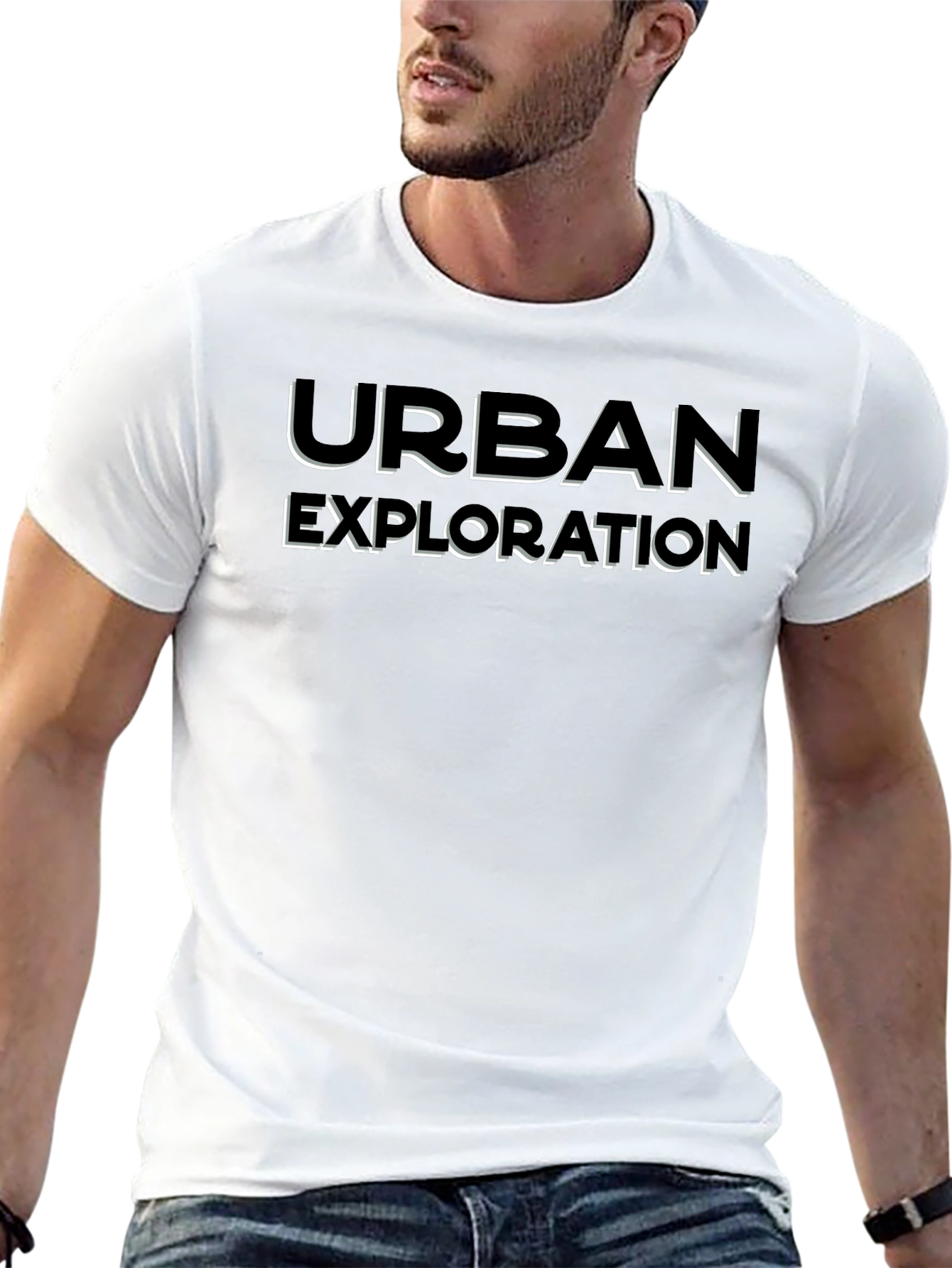 Urban Exploration Graphic Tee - Soft Cotton Blend