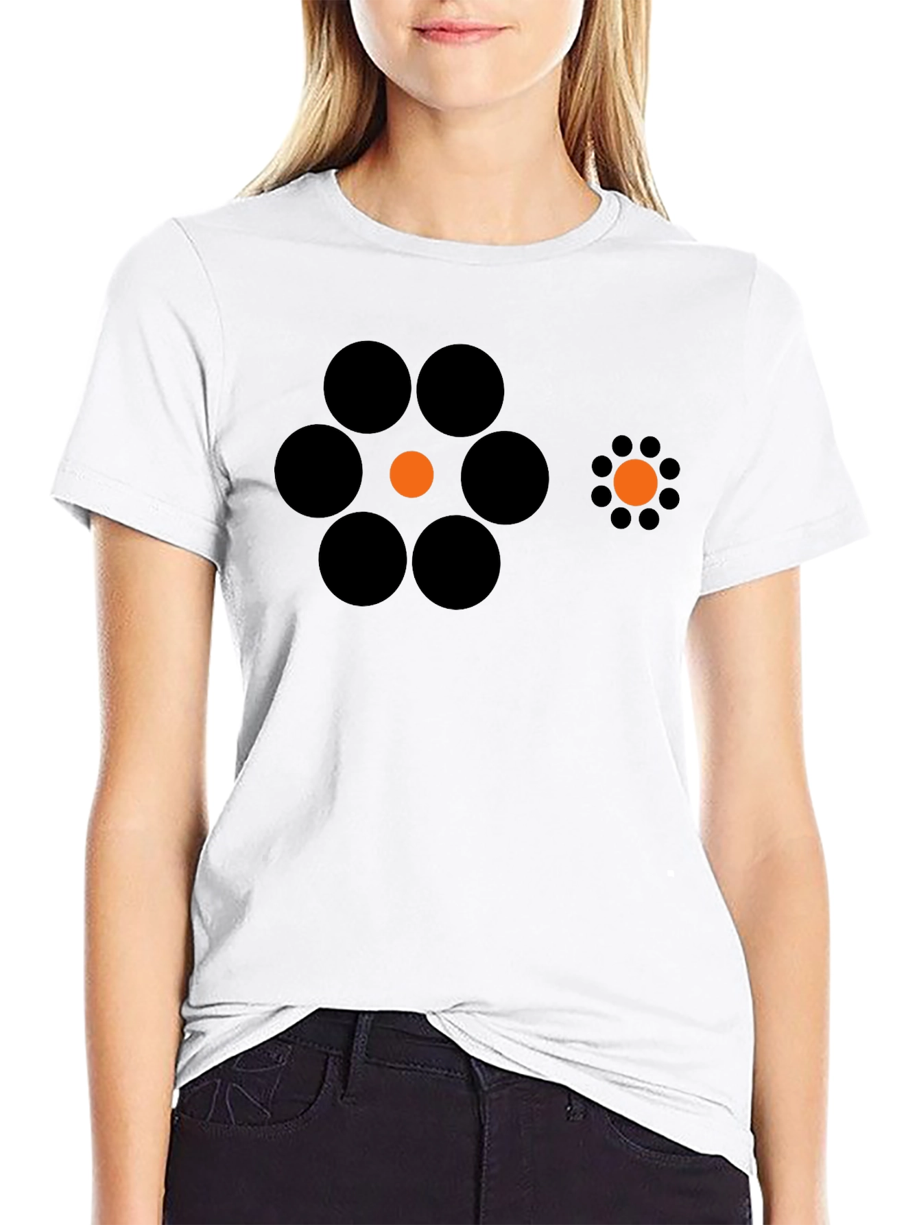 Optical Illusion T-Shirt - Black Graphic Tee