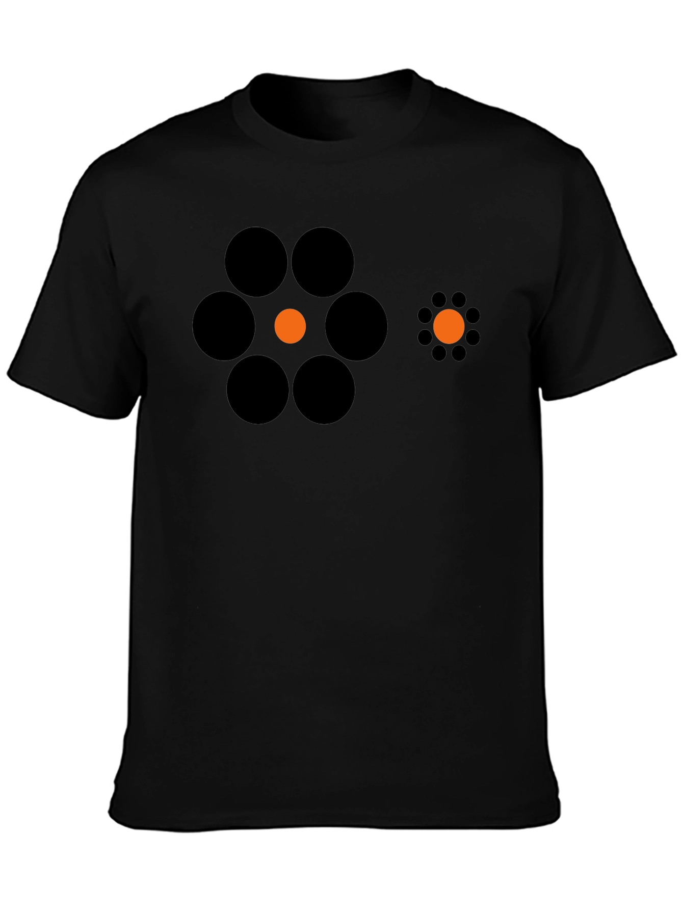 Optical Illusion T-Shirt - Black Graphic Tee