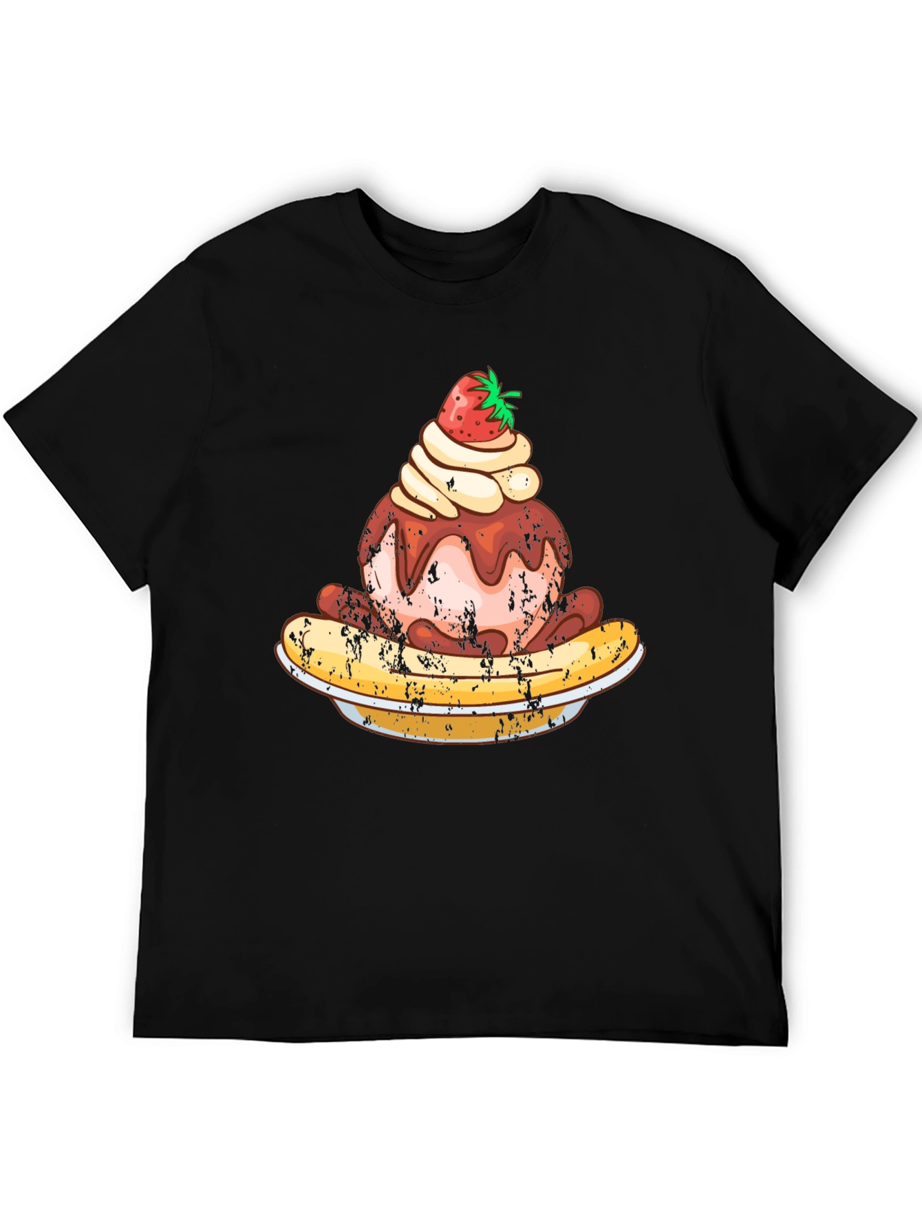 Strawberry Ice Cream Banana Split Graphic Tee