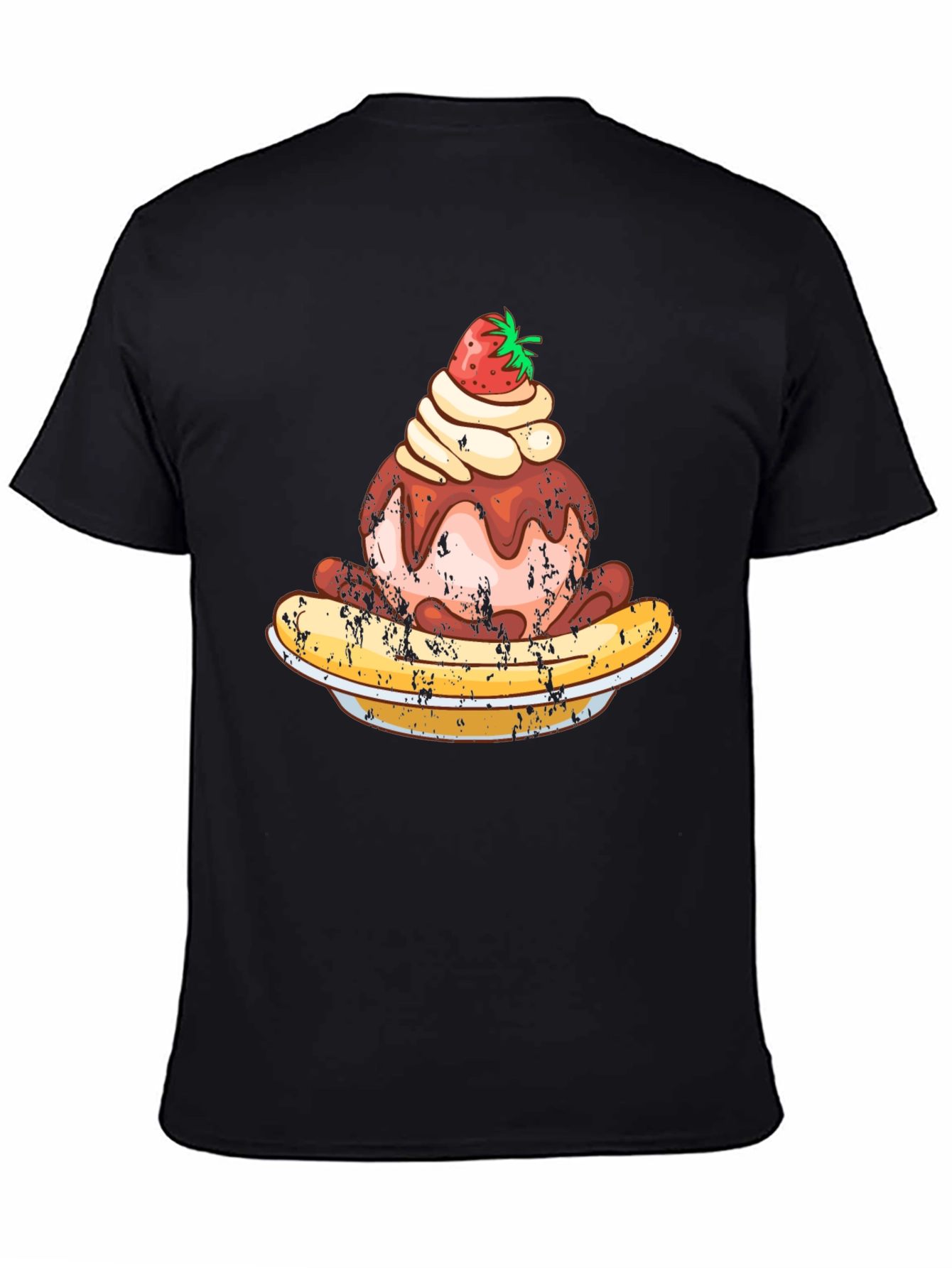 Strawberry Ice Cream Banana Split Graphic Tee