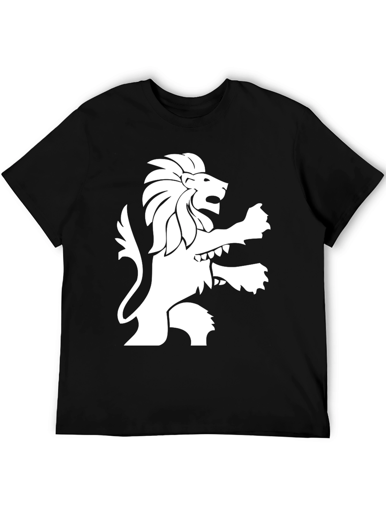 Lion Graphic Tee - Mens Short Sleeve Shirt