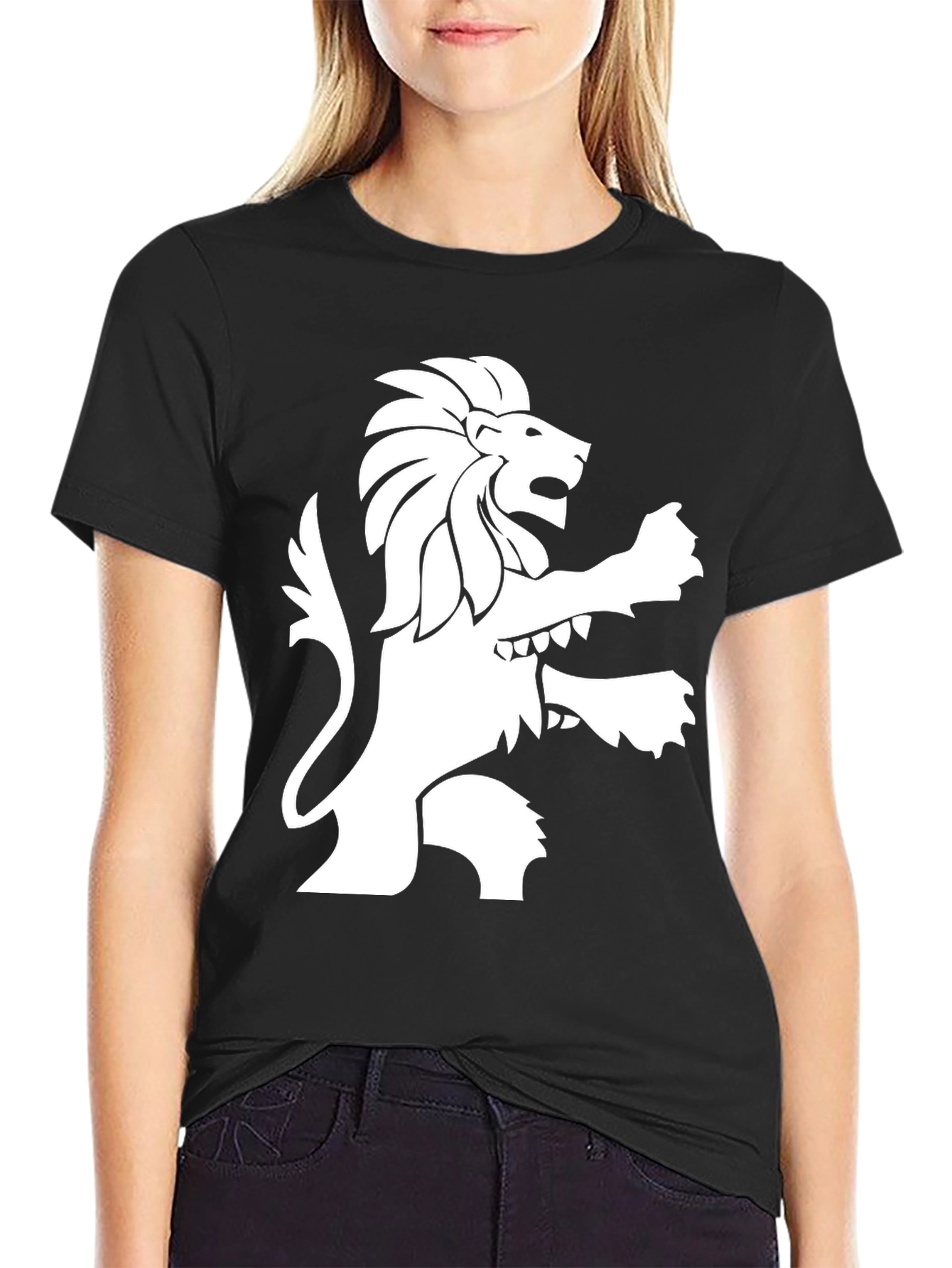 Lion Graphic Tee - Mens Short Sleeve Shirt