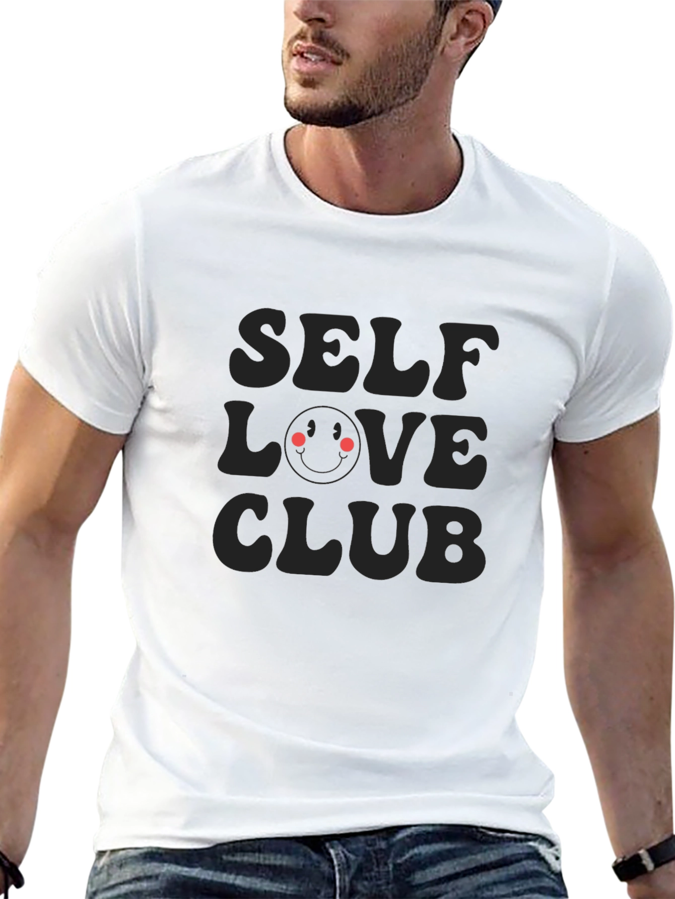 Self Love Club Black Graphic Tee
