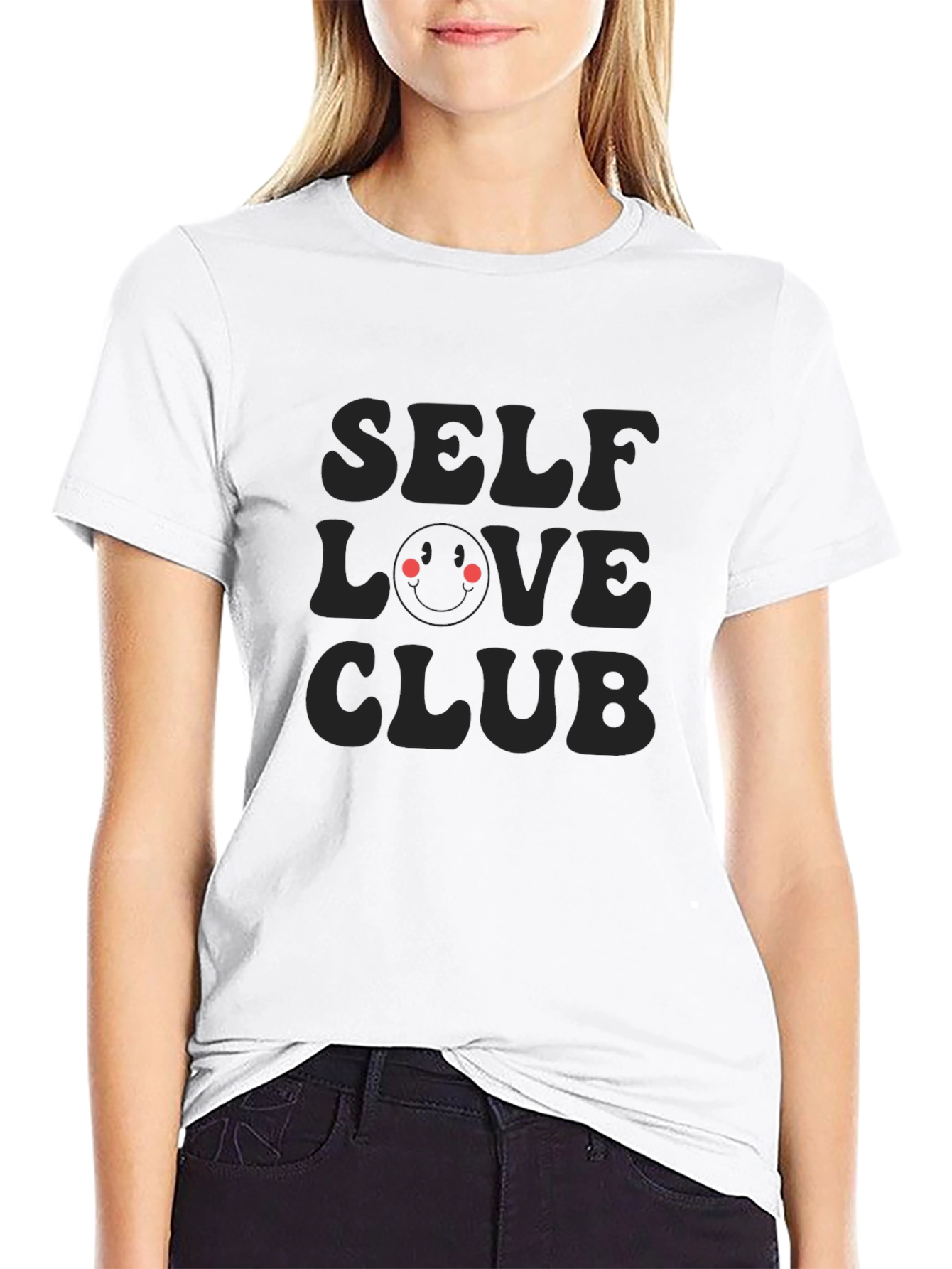 Self Love Club Black Graphic Tee