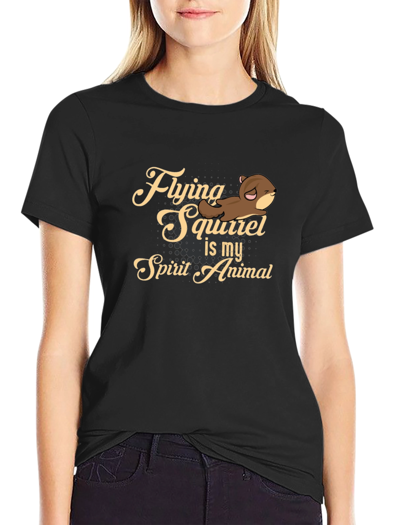 Flying Squirrel Spirit Animal Graphic Tee