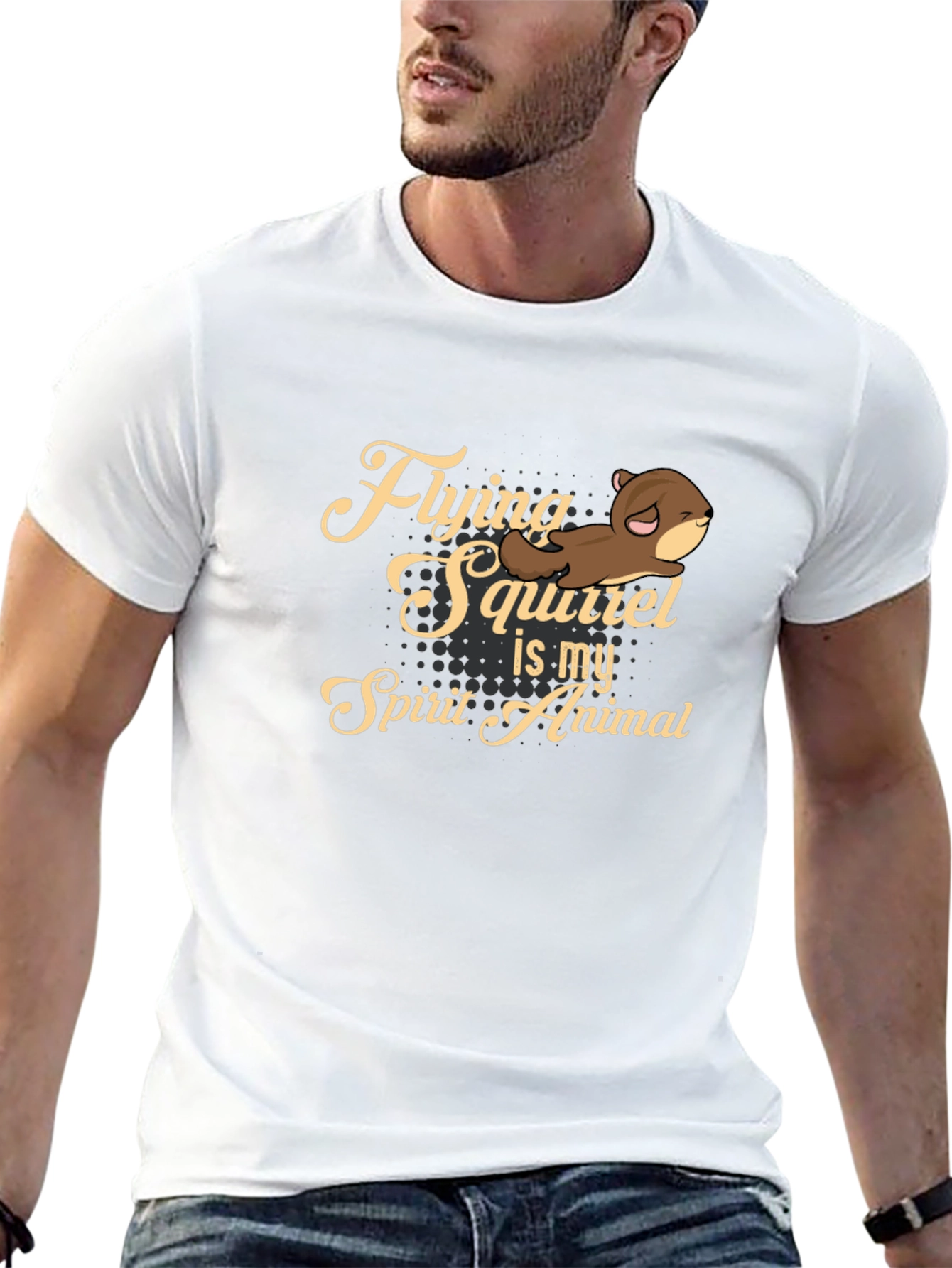 Flying Squirrel Spirit Animal Graphic Tee