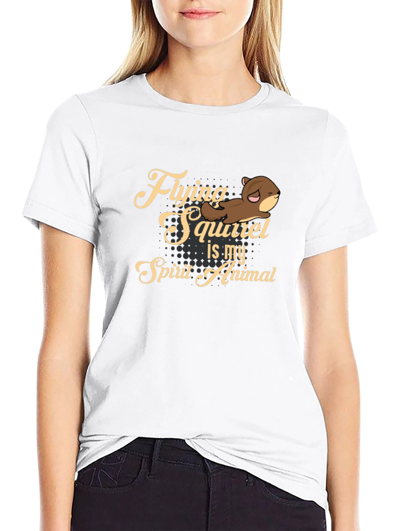 Flying Squirrel Spirit Animal Graphic Tee