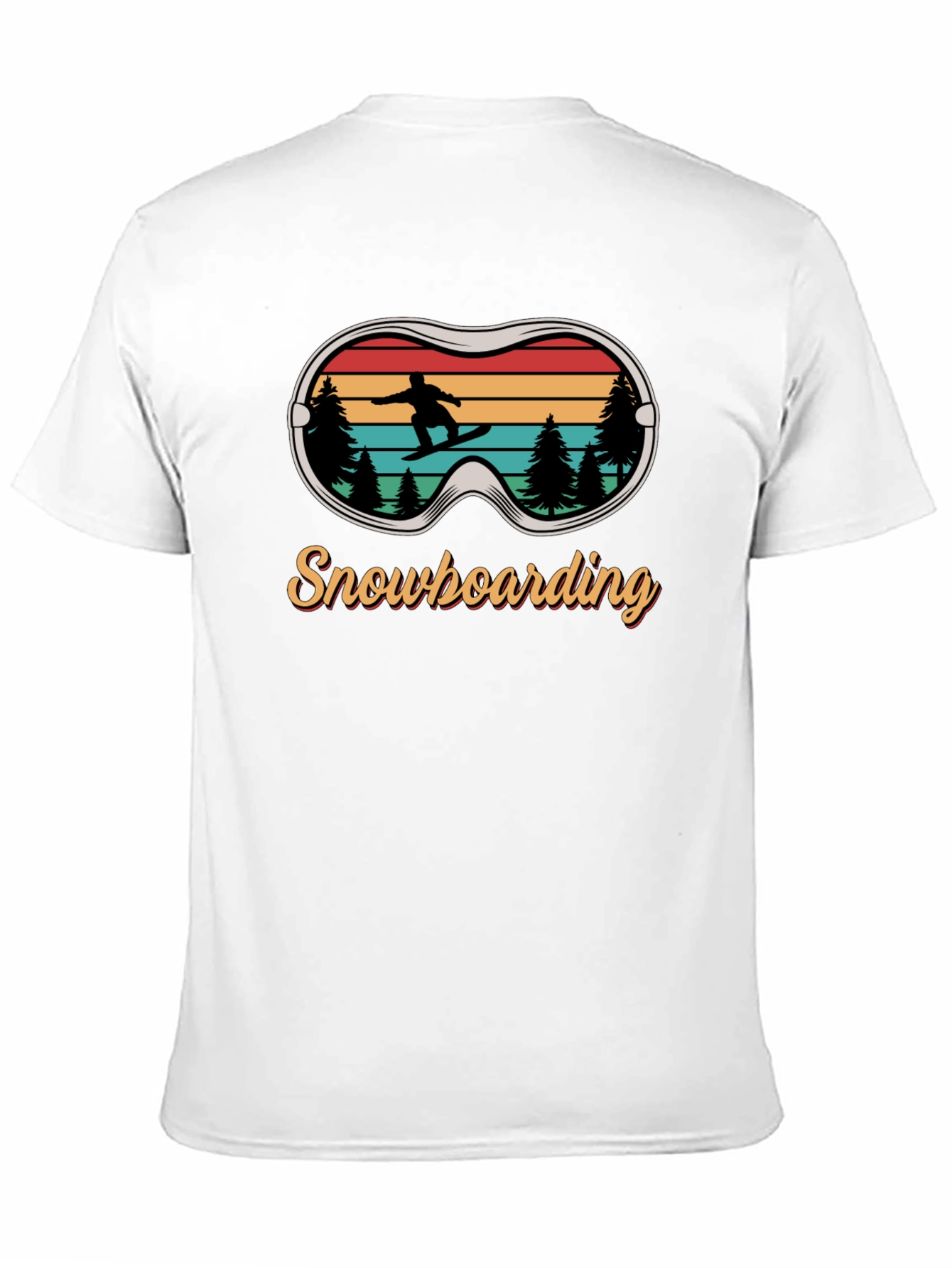 Snowboarding Retro Graphic Tee