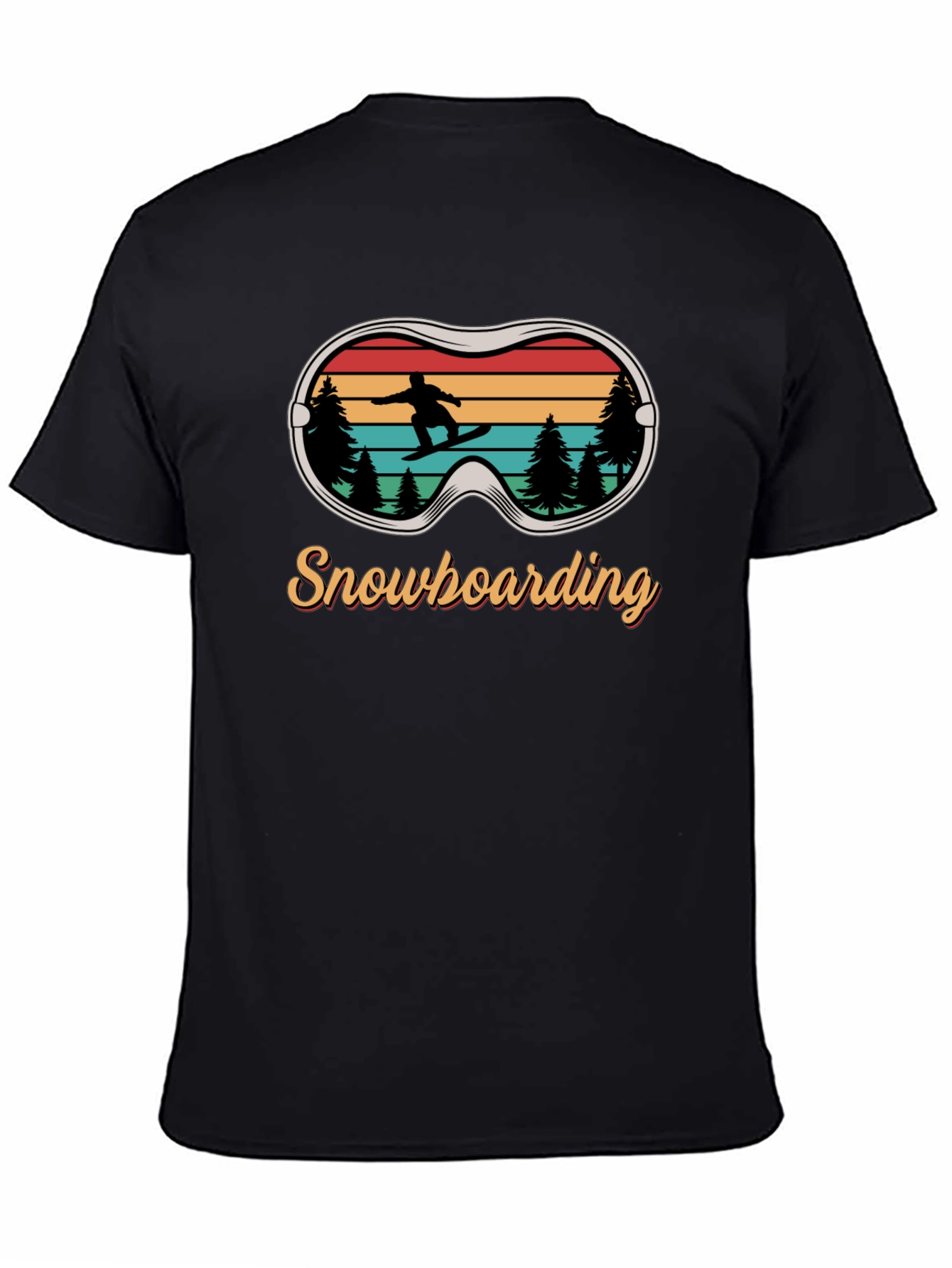Snowboarding Retro Graphic Tee