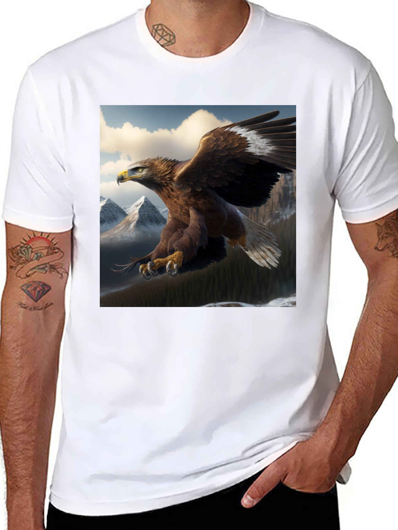 Eagle Mountain Black T-Shirt