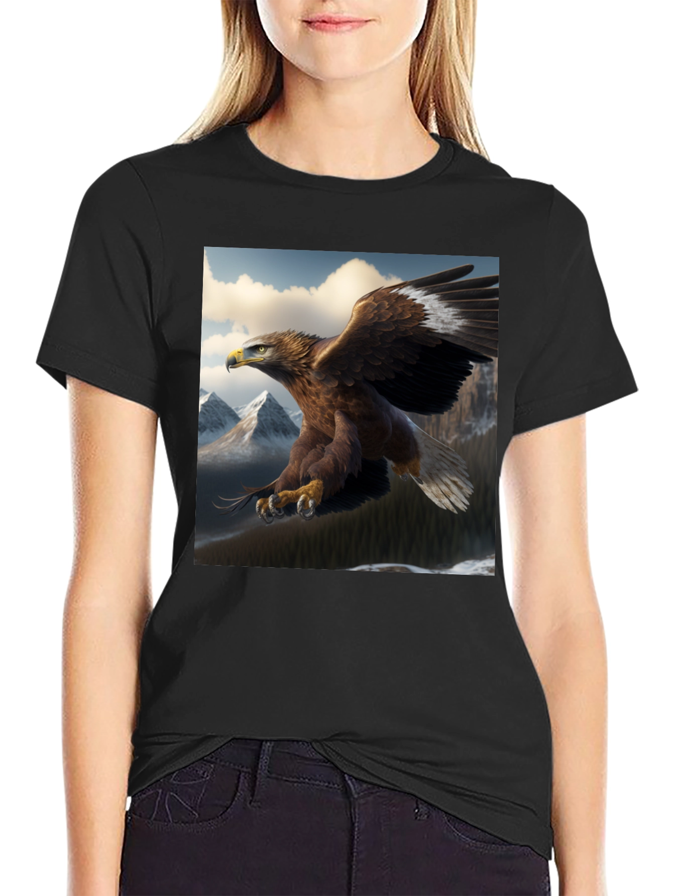 Eagle Mountain Black T-Shirt