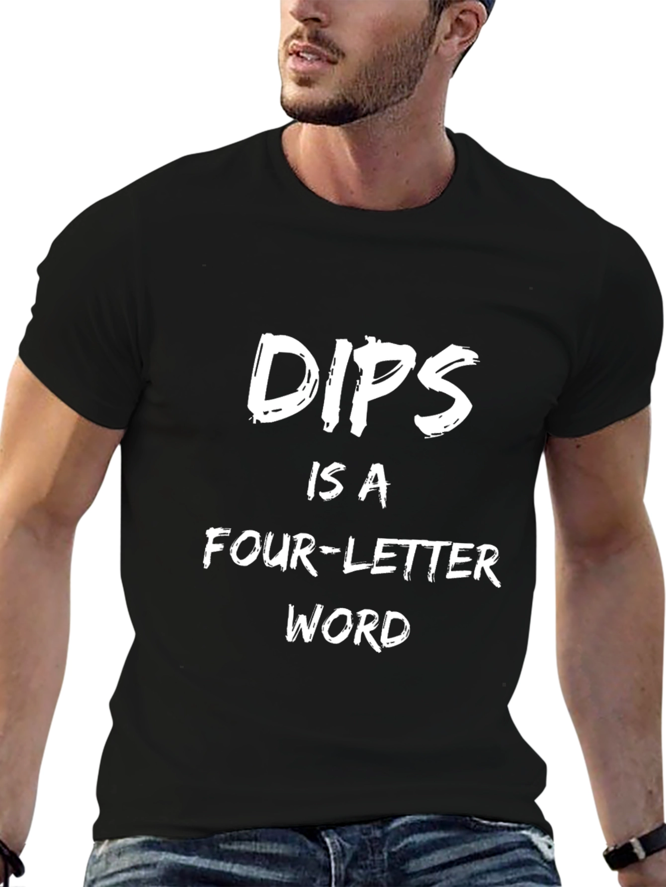 DIPS Four-Letter Word T-Shirt - Black