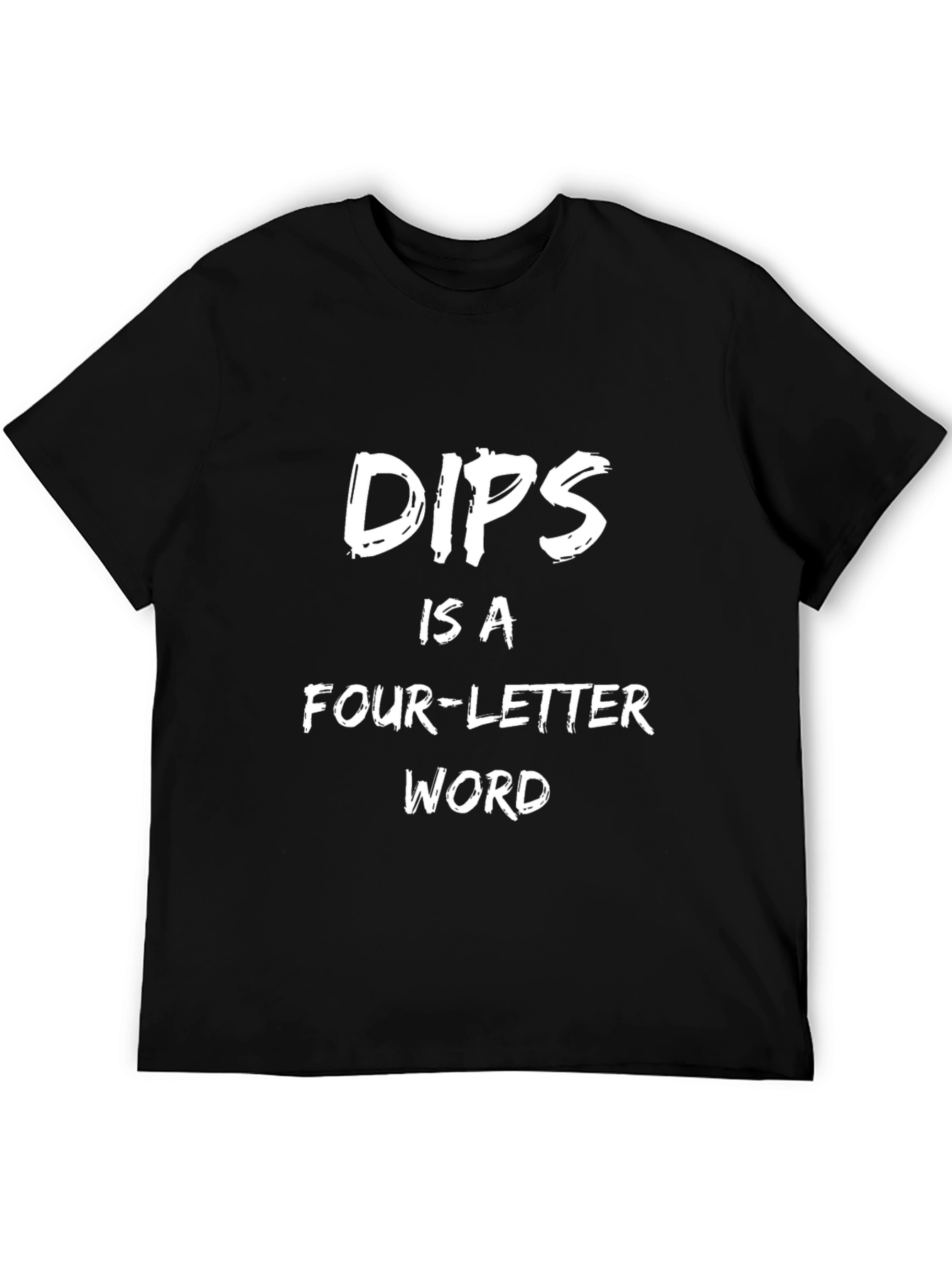 DIPS Four-Letter Word T-Shirt - Black