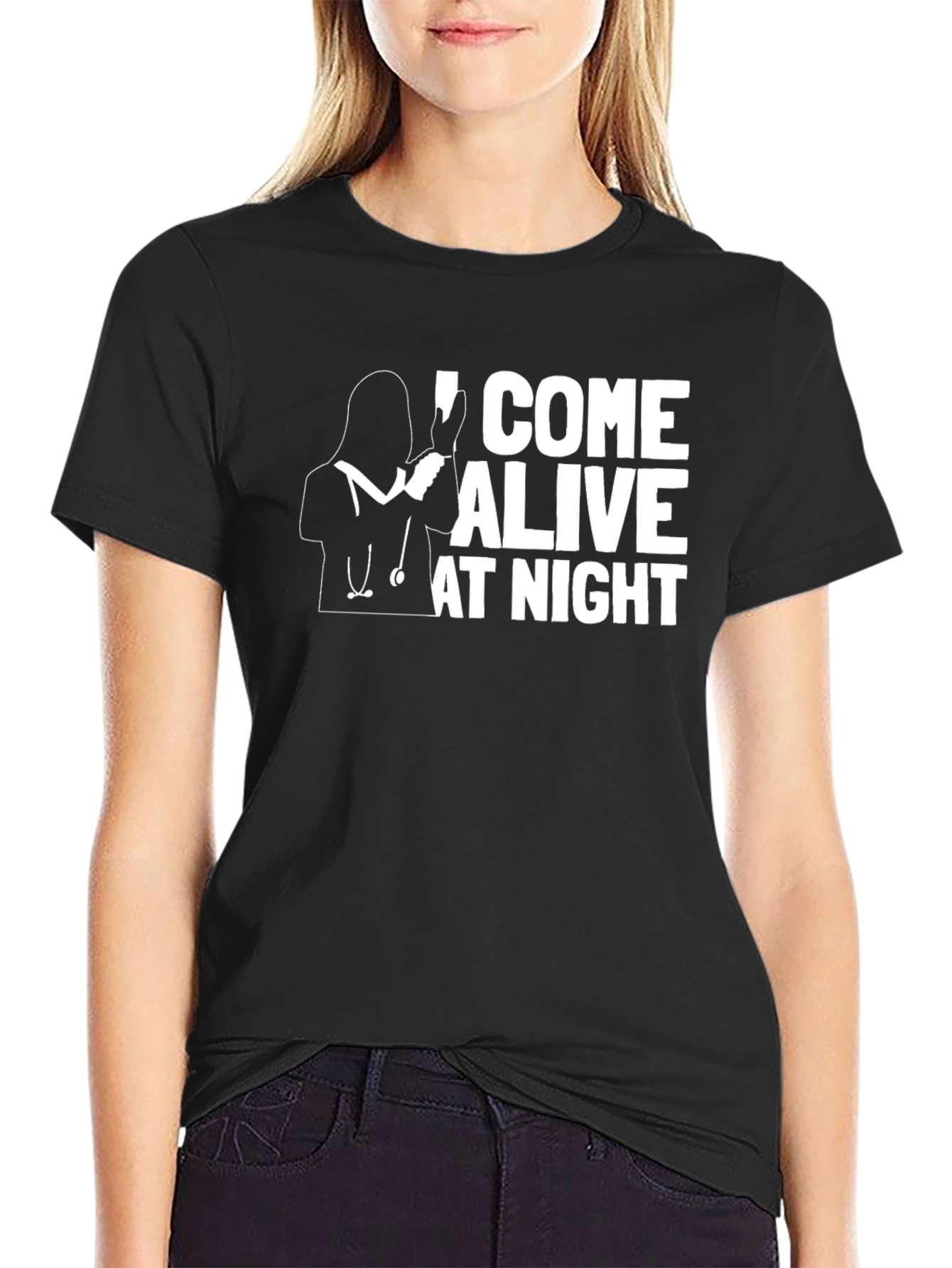 Nurse I Come Alive At Night T-Shirt