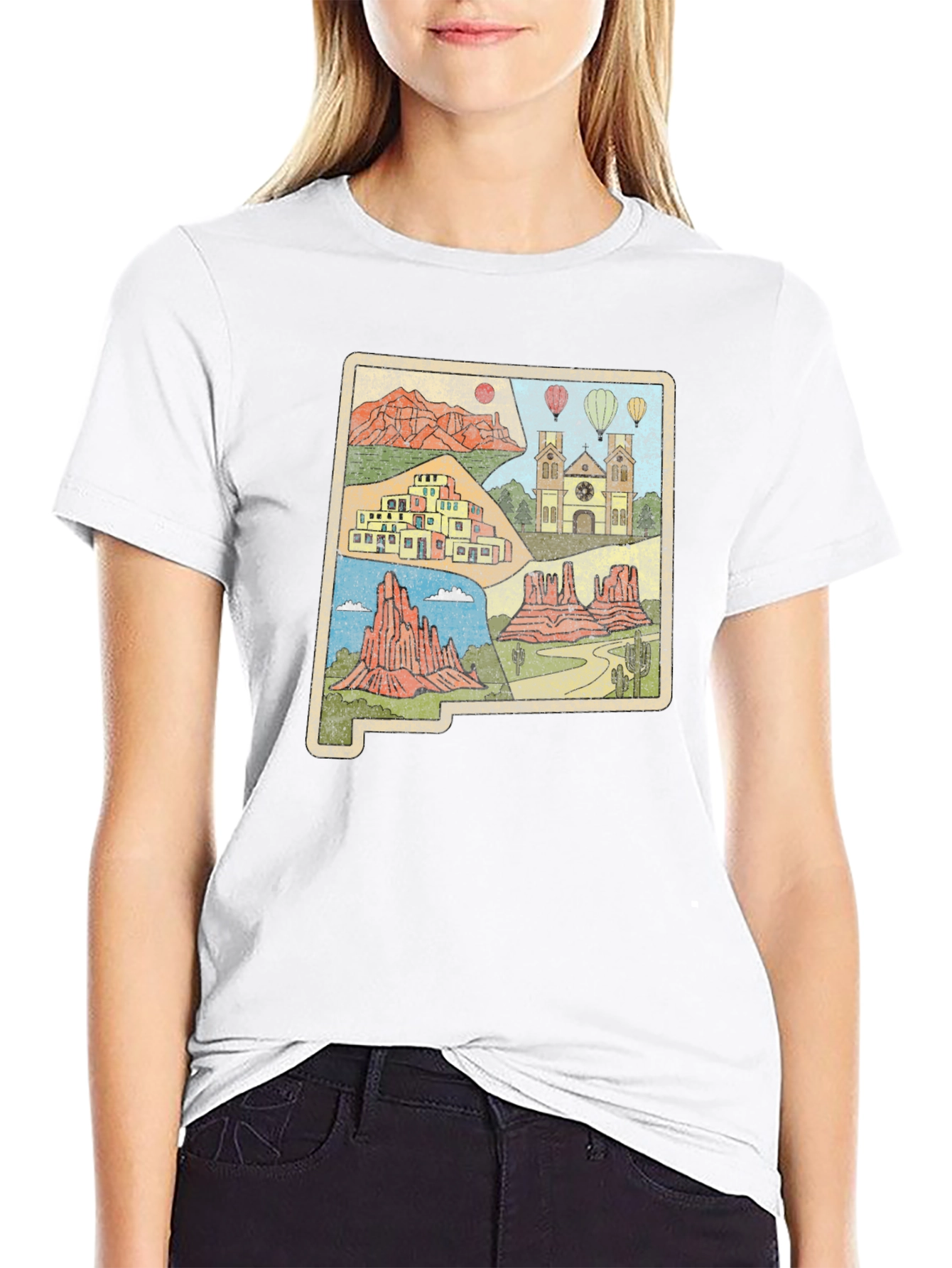 New Mexico Landmark Graphic Tee