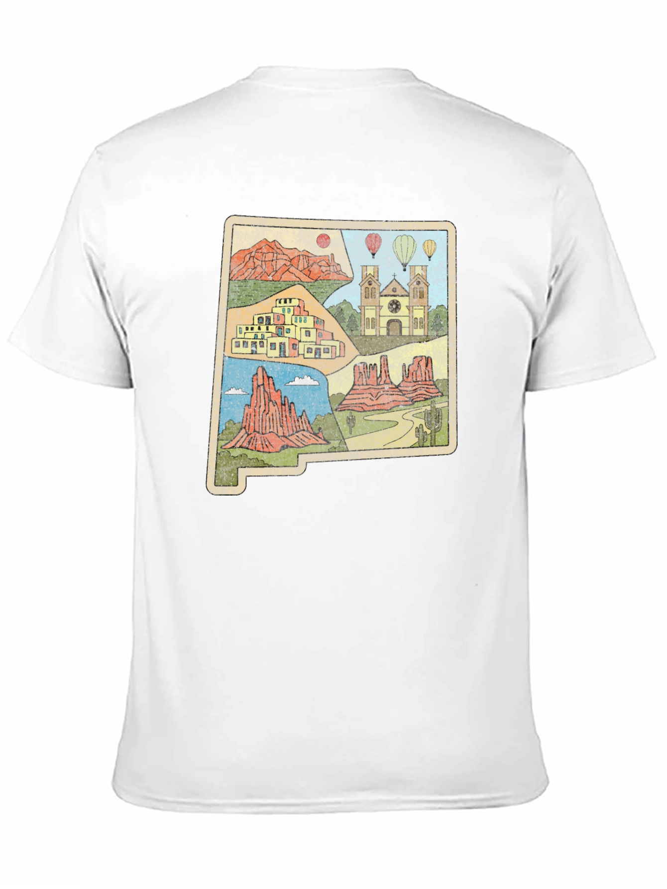 New Mexico Landmark Graphic Tee