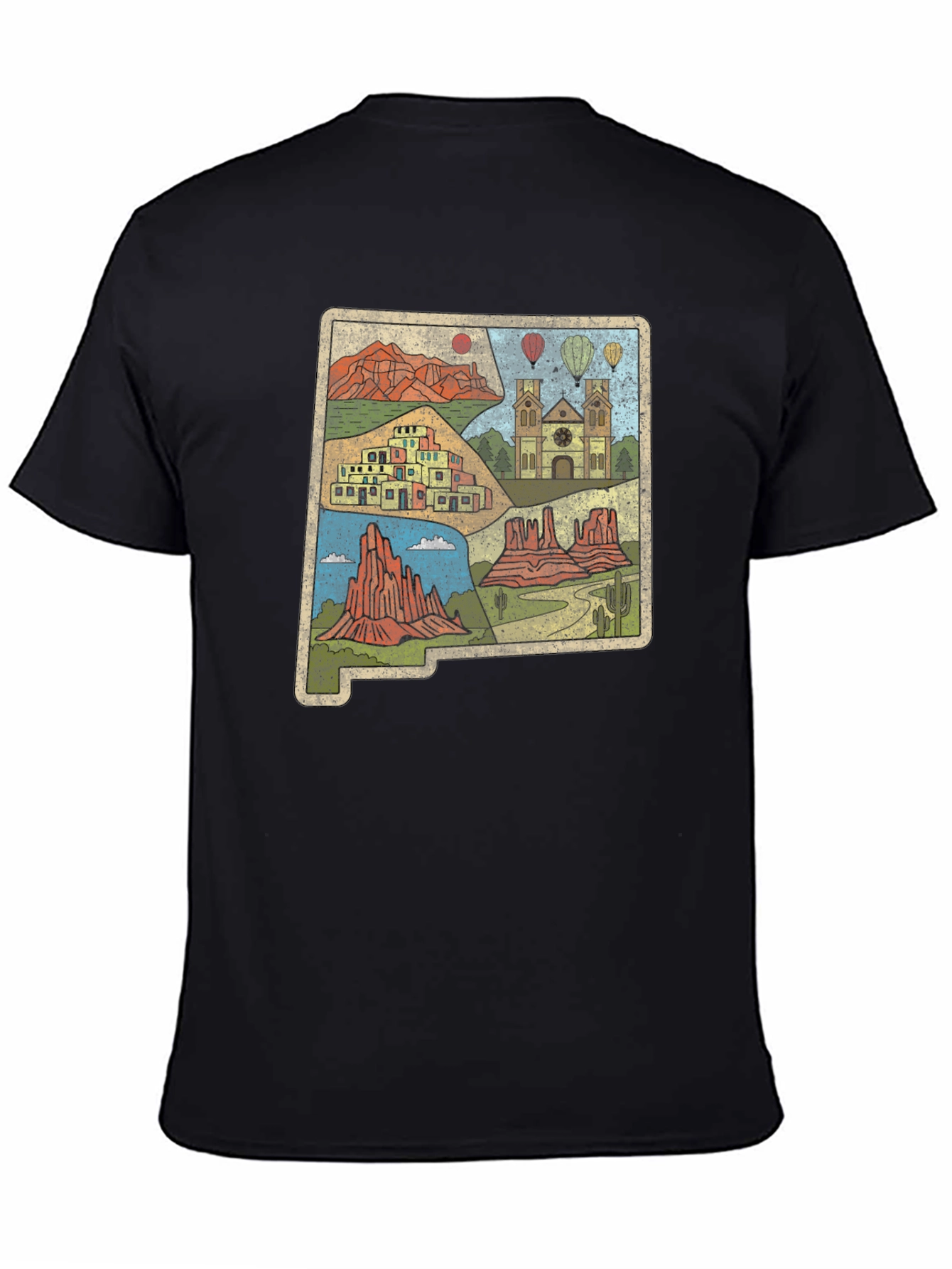 New Mexico Landmark Graphic Tee