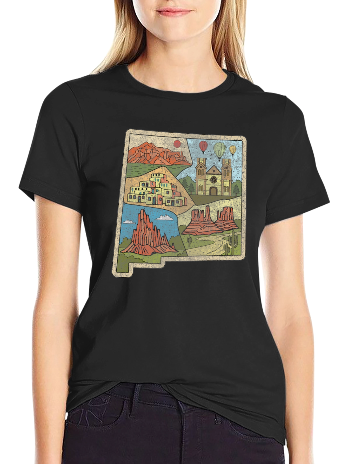 New Mexico Landmark Graphic Tee