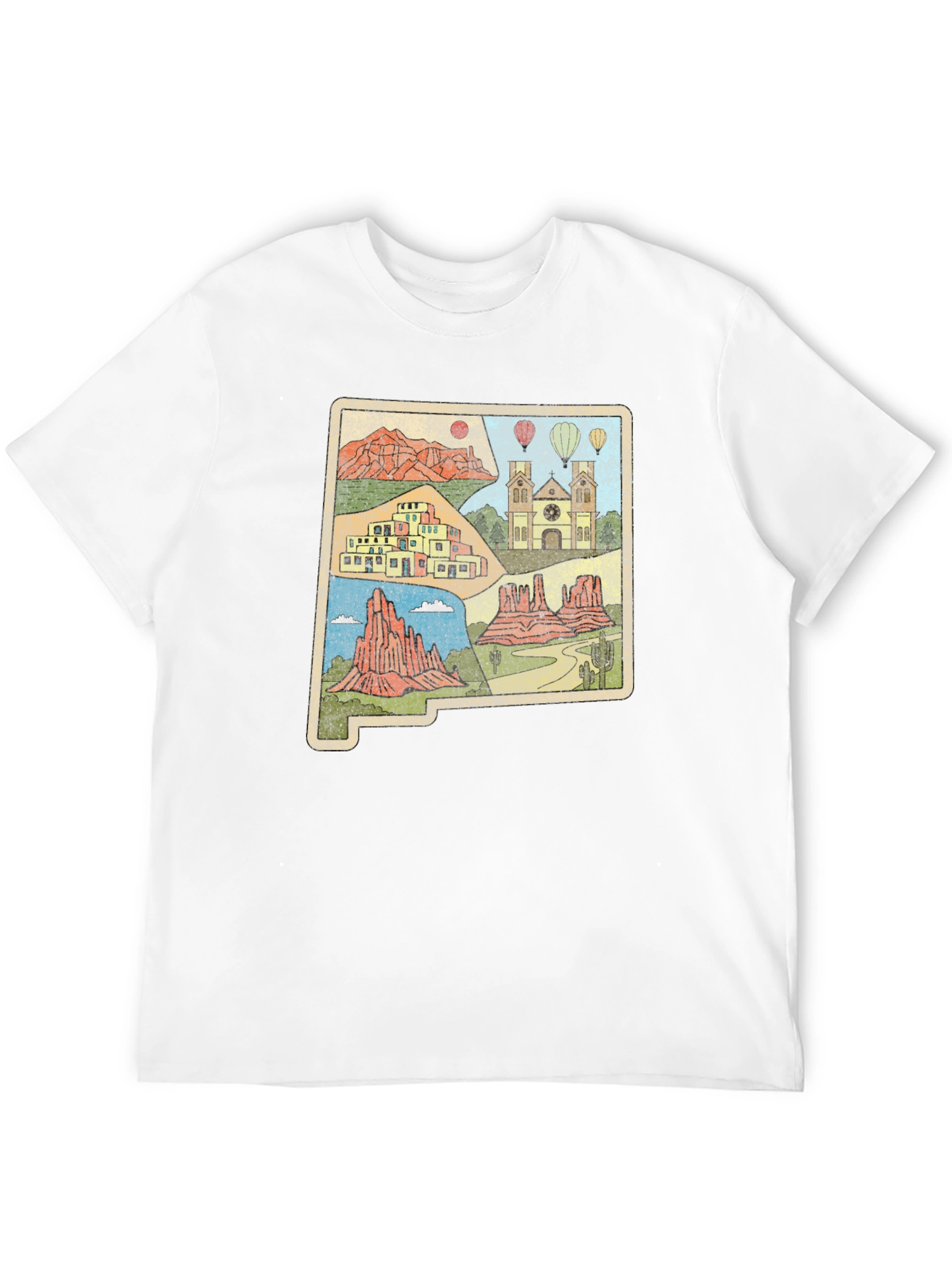 New Mexico Landmark Graphic Tee