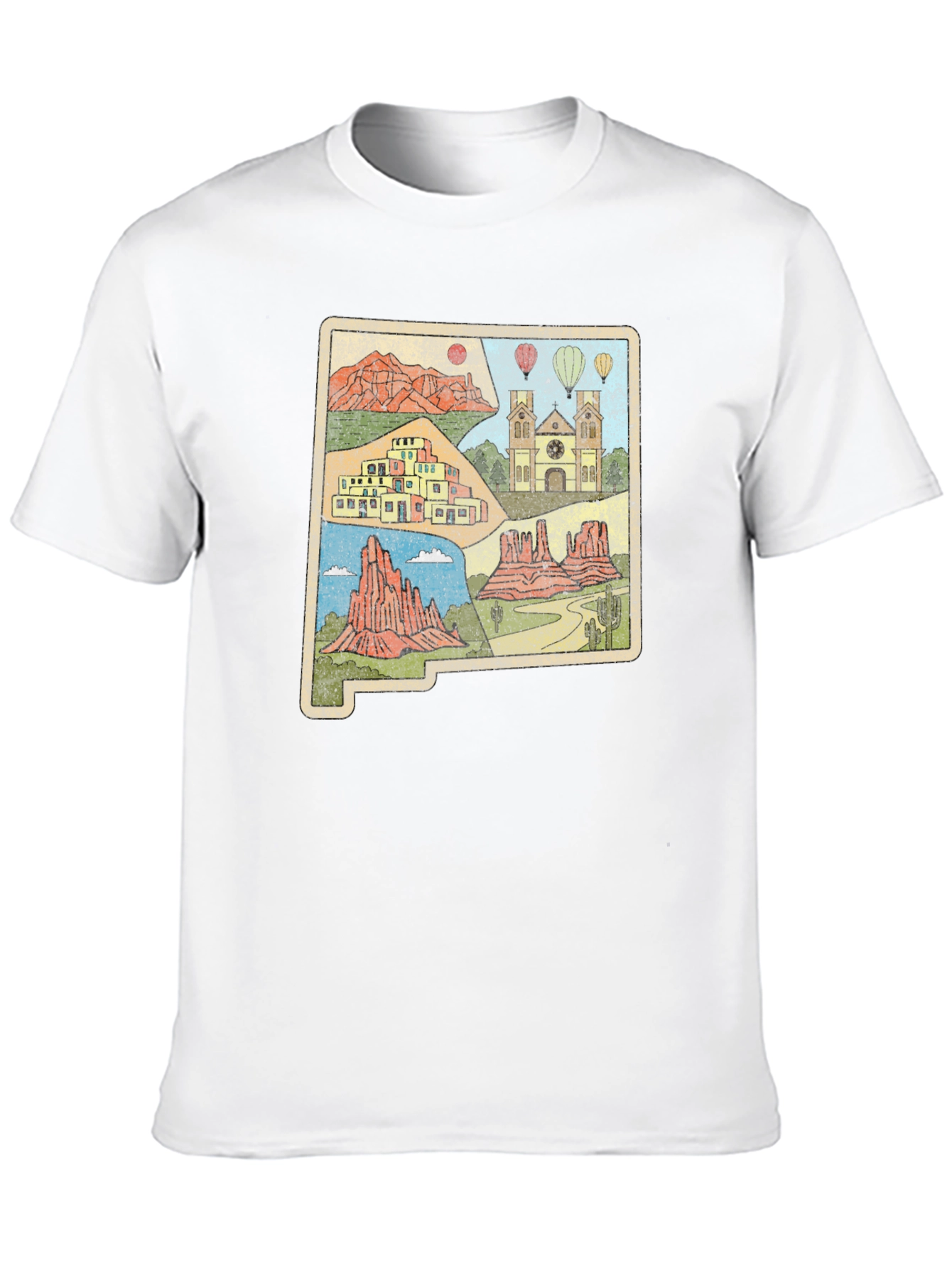 New Mexico Landmark Graphic Tee