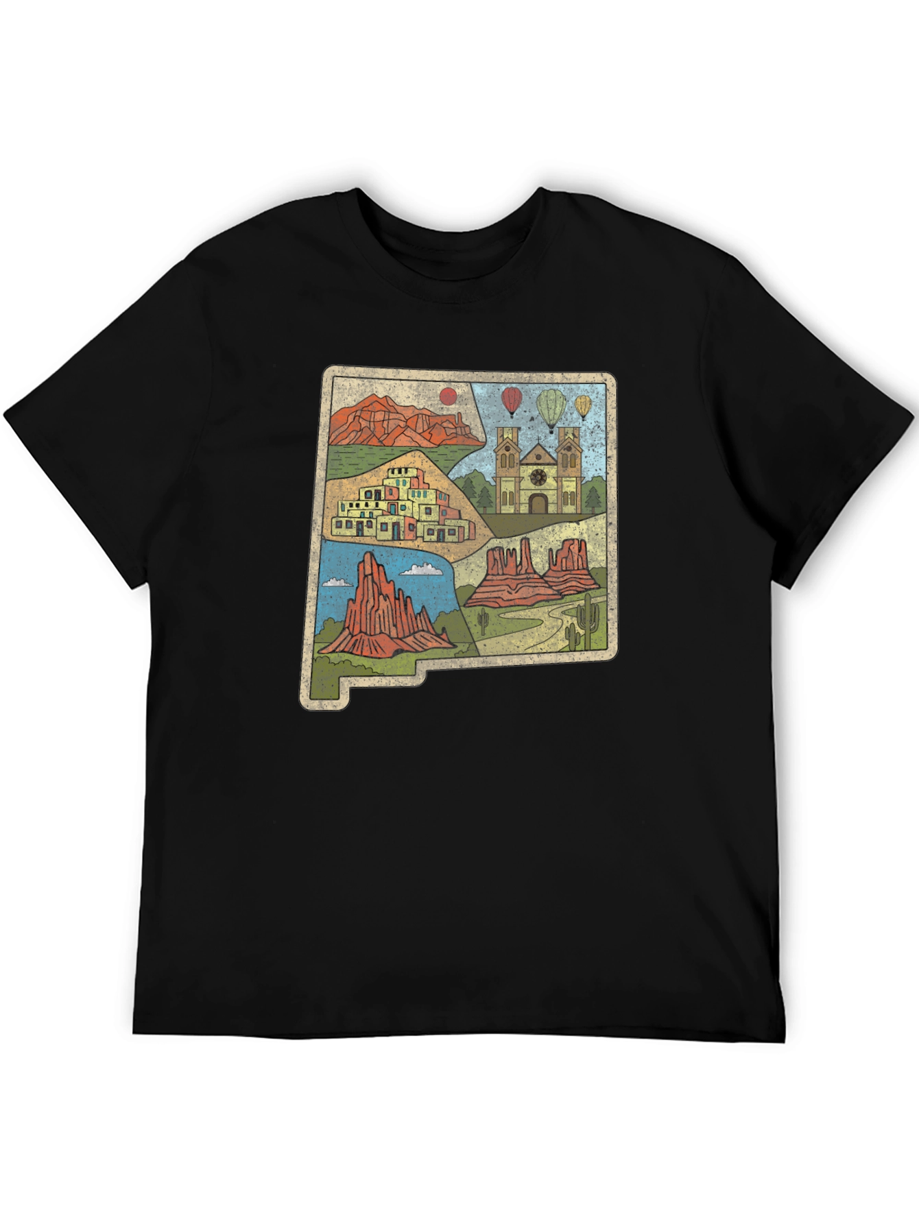 New Mexico Landmark Graphic Tee