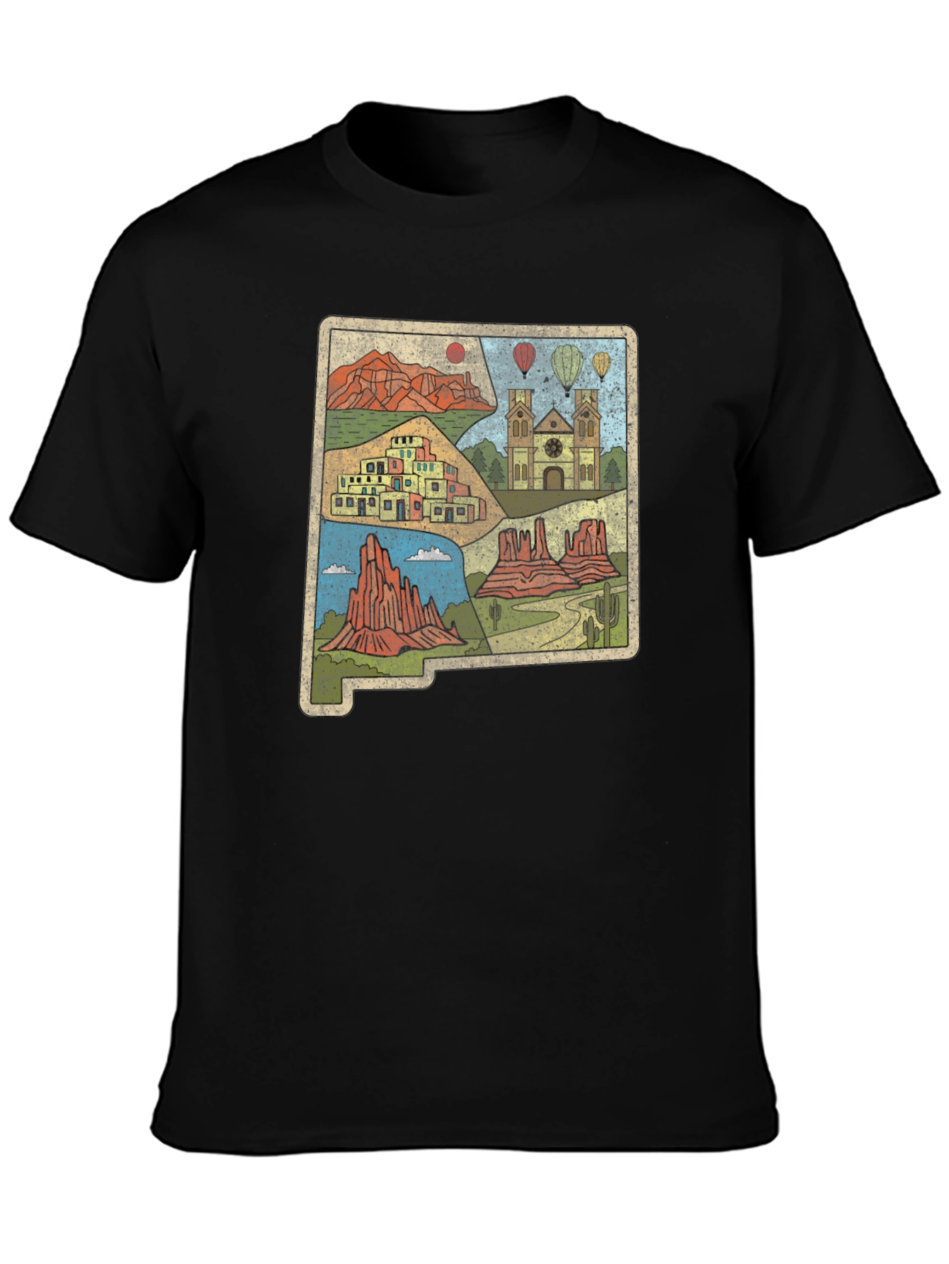 New Mexico Landmark Graphic Tee