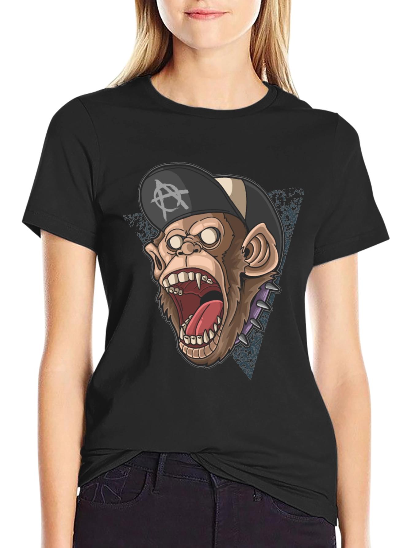 Punk Monkey Graphic T-Shirt - Anarchy Apparel